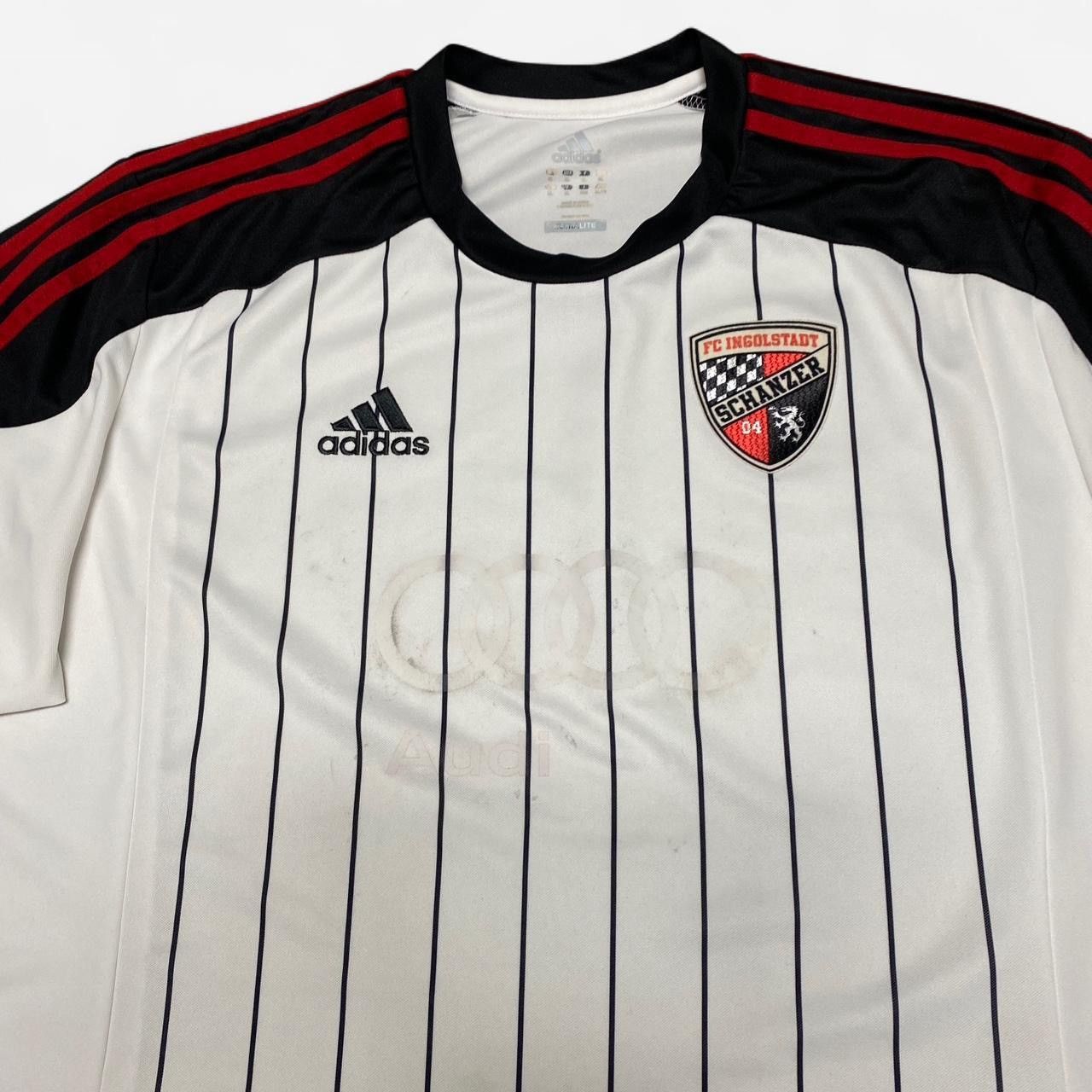 Adidas soccer FC Ingolstadt 04 Schanzer 2014/2015 Adidas jersey Size US L / EU 52-54 / 3 - 2 Thumbnail