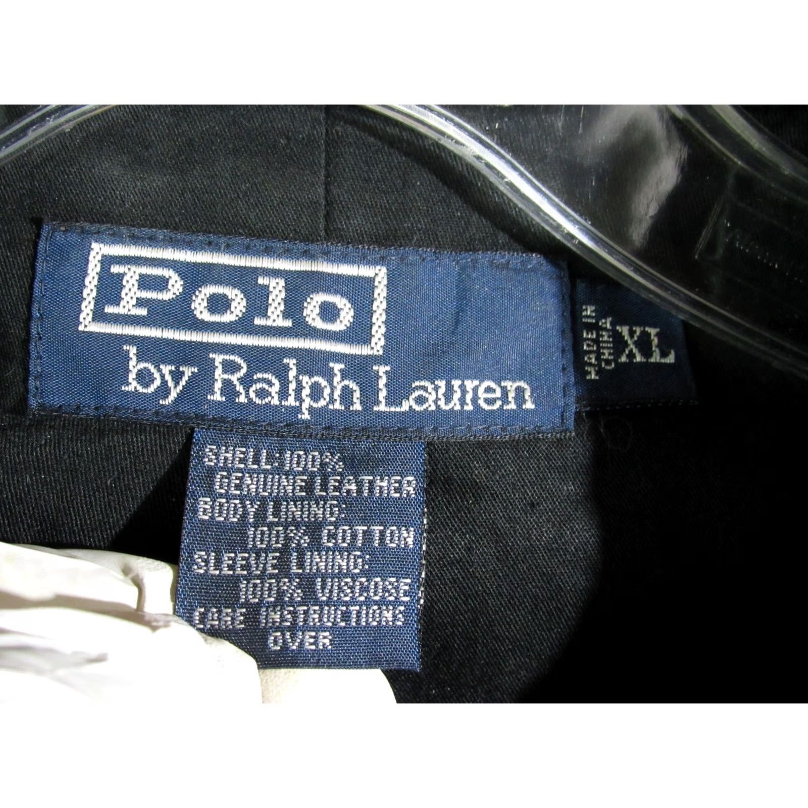 Polo Ralph Lauren Vintage Polo by Ralph Lauren Distressed Leather Blazer Jacket - XLARGE Size US XL / EU 56 / 4 - 2 Thumbnail