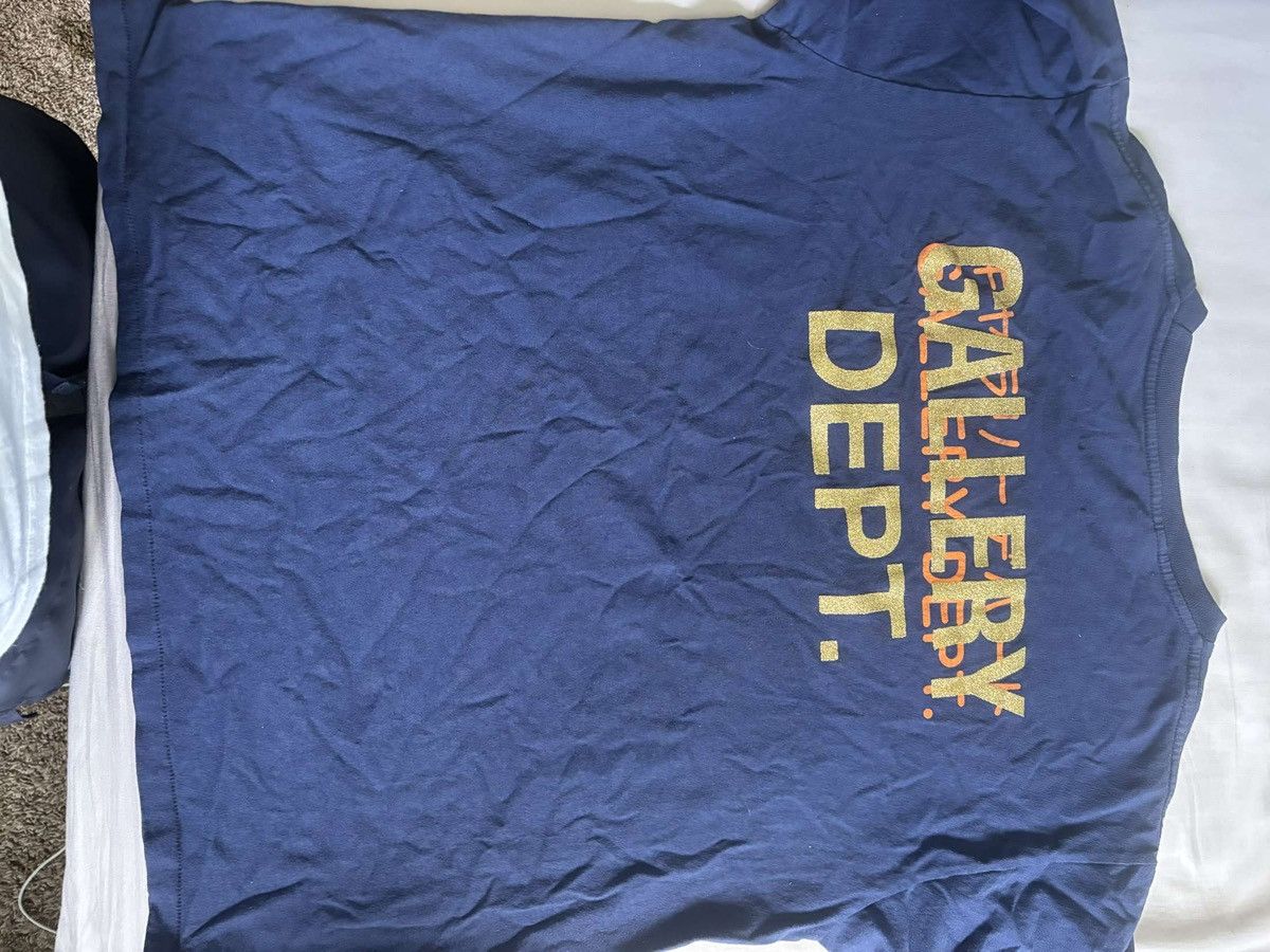 Gallery Dept. Gallery Dept. Tokyo exclusive navy flare tee Size US L / EU 52-54 / 3 - 2 Thumbnail