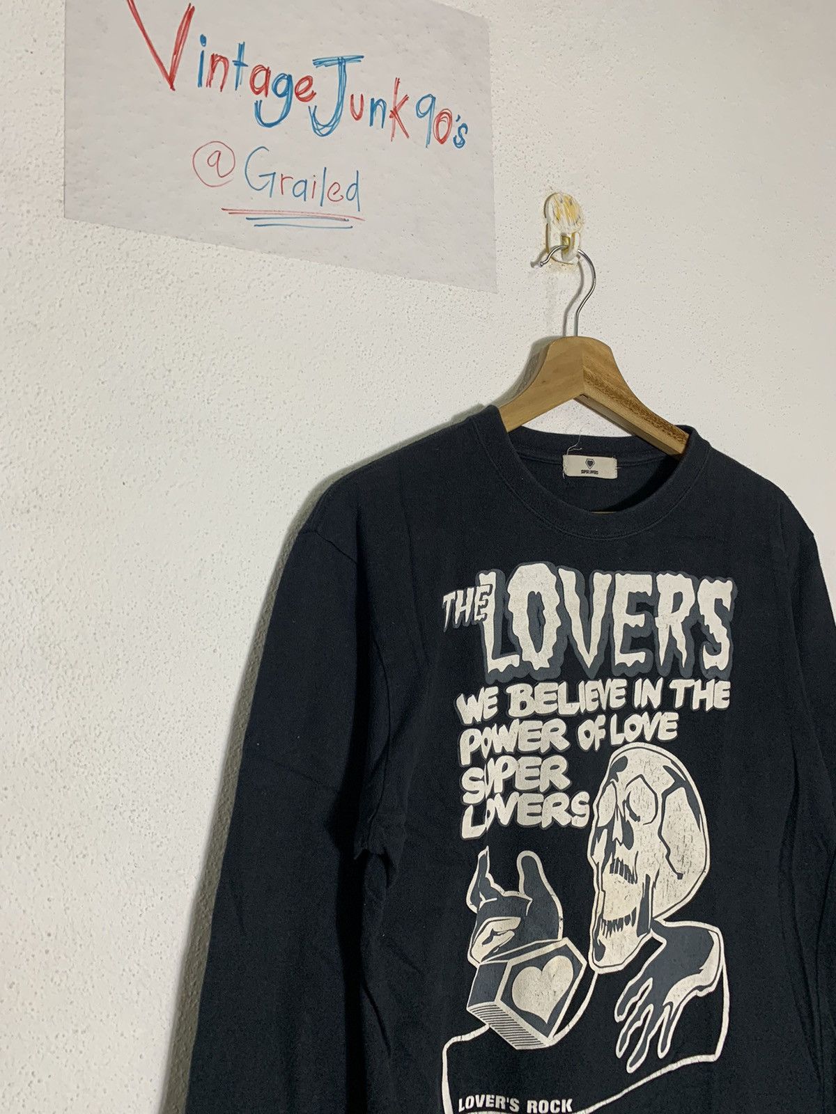 Japanese Brand VINTAGE SUPER LOVERS By LOVERS ROCK LONG SLEEVE Size US M / EU 48-50 / 2 - 7 Thumbnail