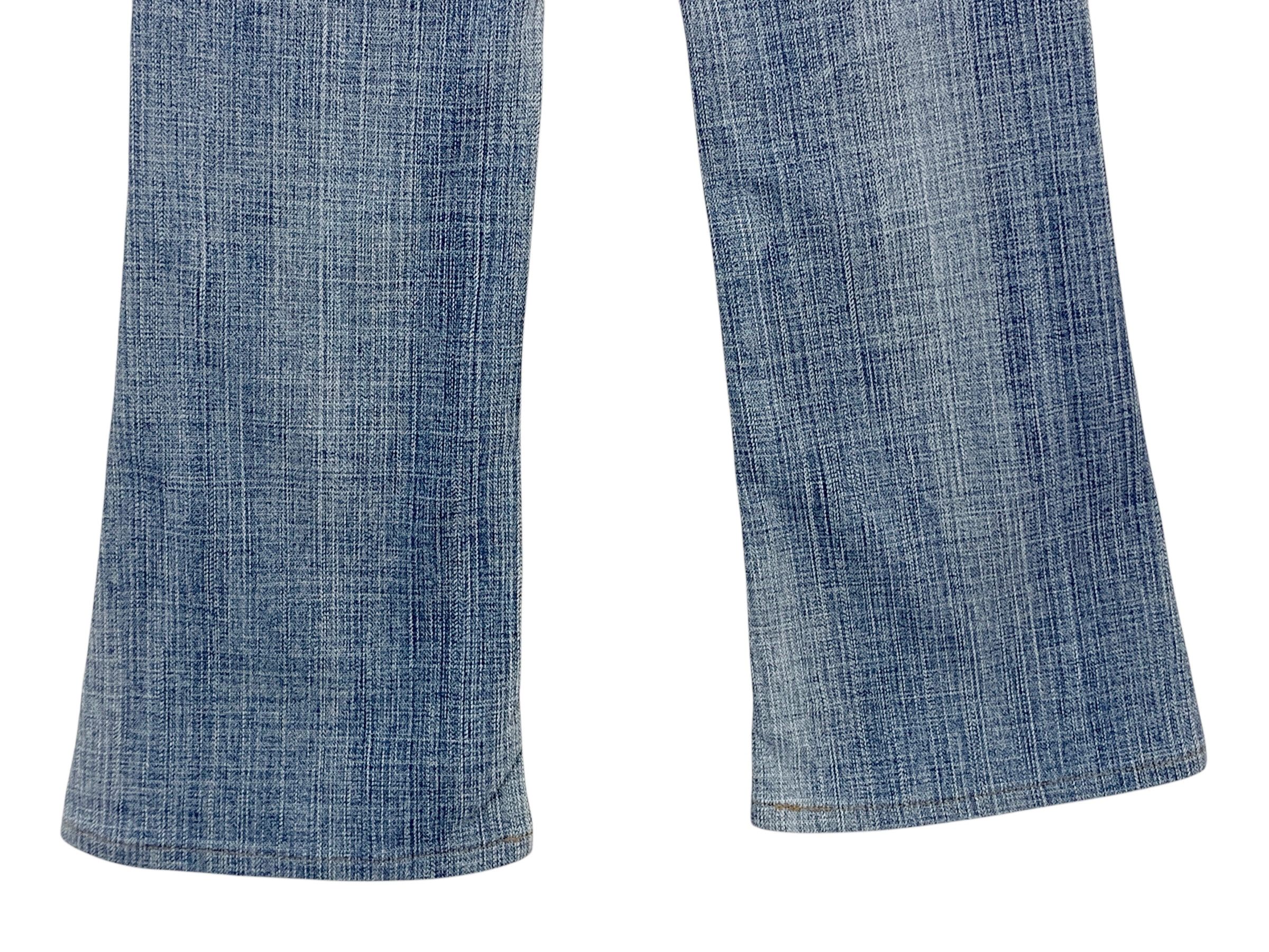 Japanese Brand Brappers Flare Women Denim Bootcut Low Rise Size 26" / US 2 / IT 38 - 8 Thumbnail