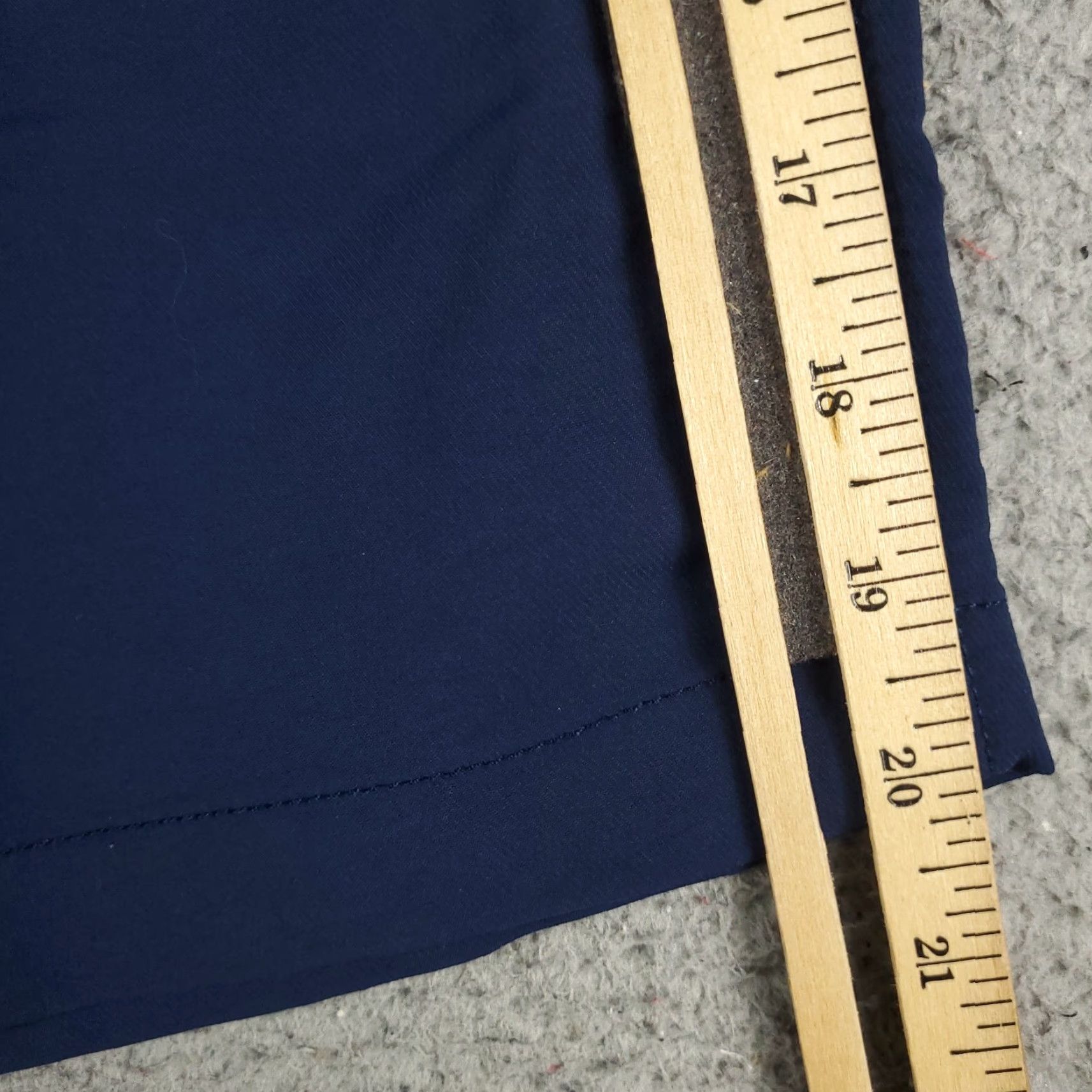 Under Armour Under Armour Shorts Mens 42 Blue Chino Flat Front Casual Workwear Pants Slim Regular Pocket Logo 42in Modern Preppy Mens Size US 42 / EU 58 - 5 Thumbnail