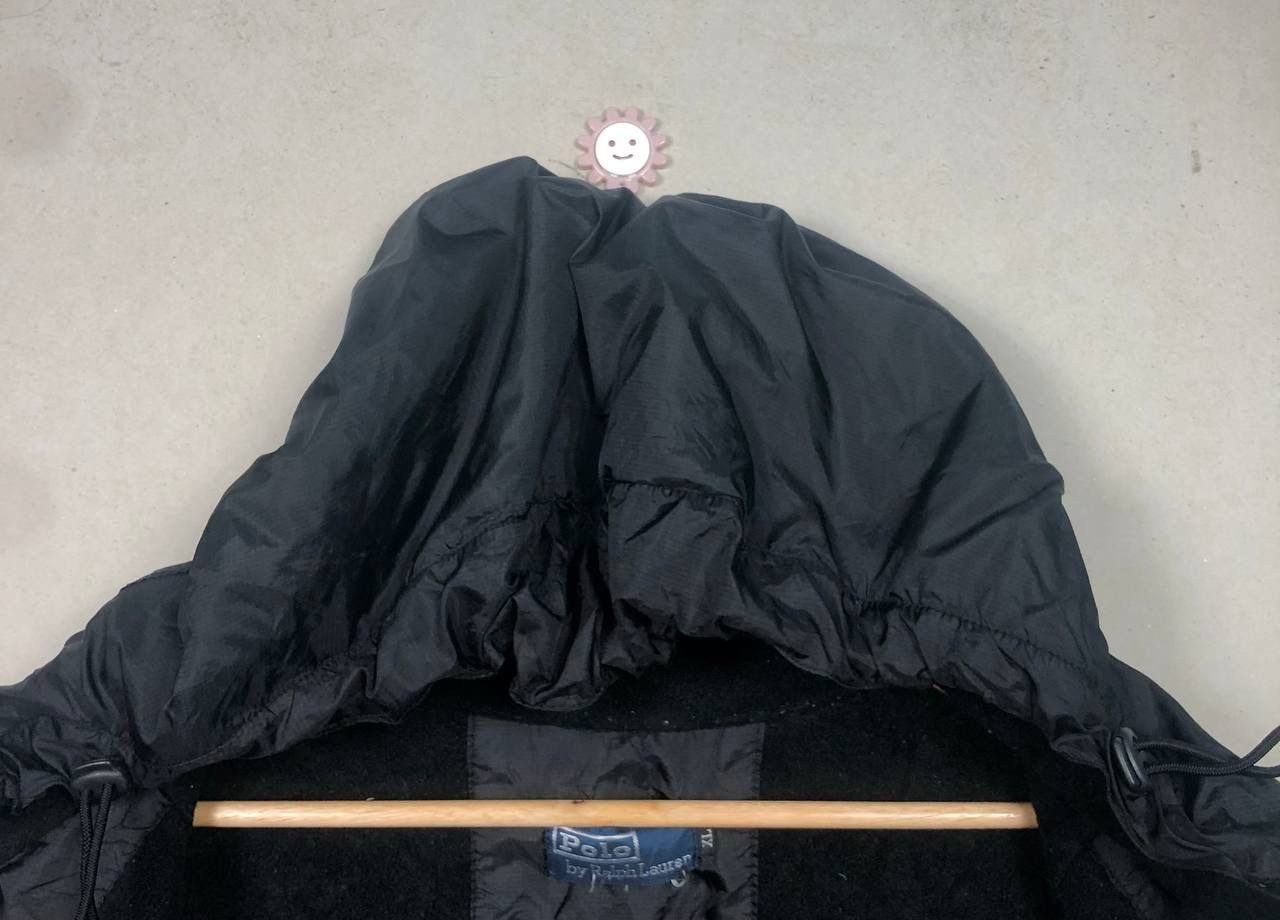 Polo Ralph Lauren Polo Ralph Lauren Big Logo Black Hooded Jacket Size US XL / EU 56 / 4 - 9 Thumbnail