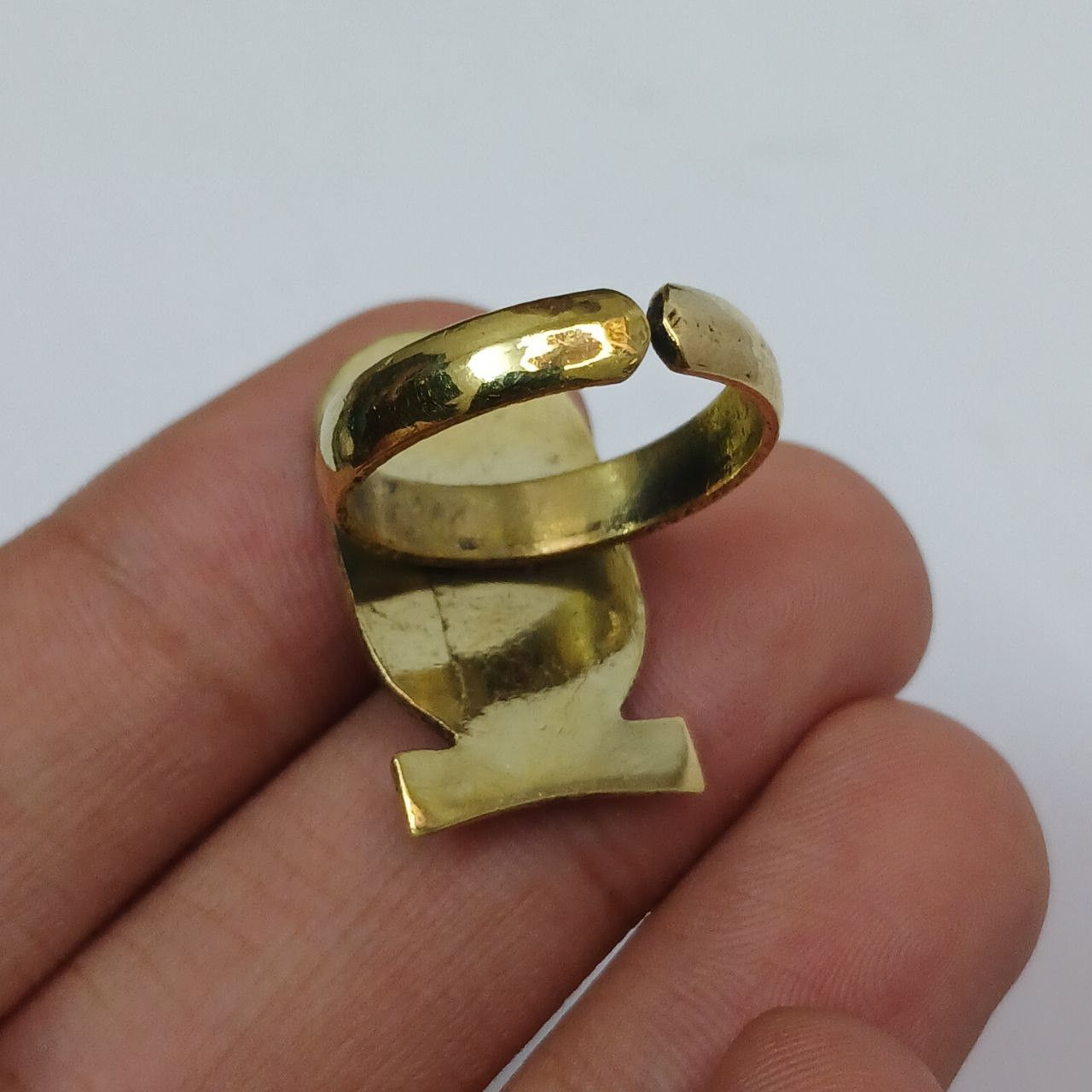 Handmade Handmade Egyptian Copper Ring with Hieroglyphic Size 8 Size ONE SIZE - 5 Thumbnail
