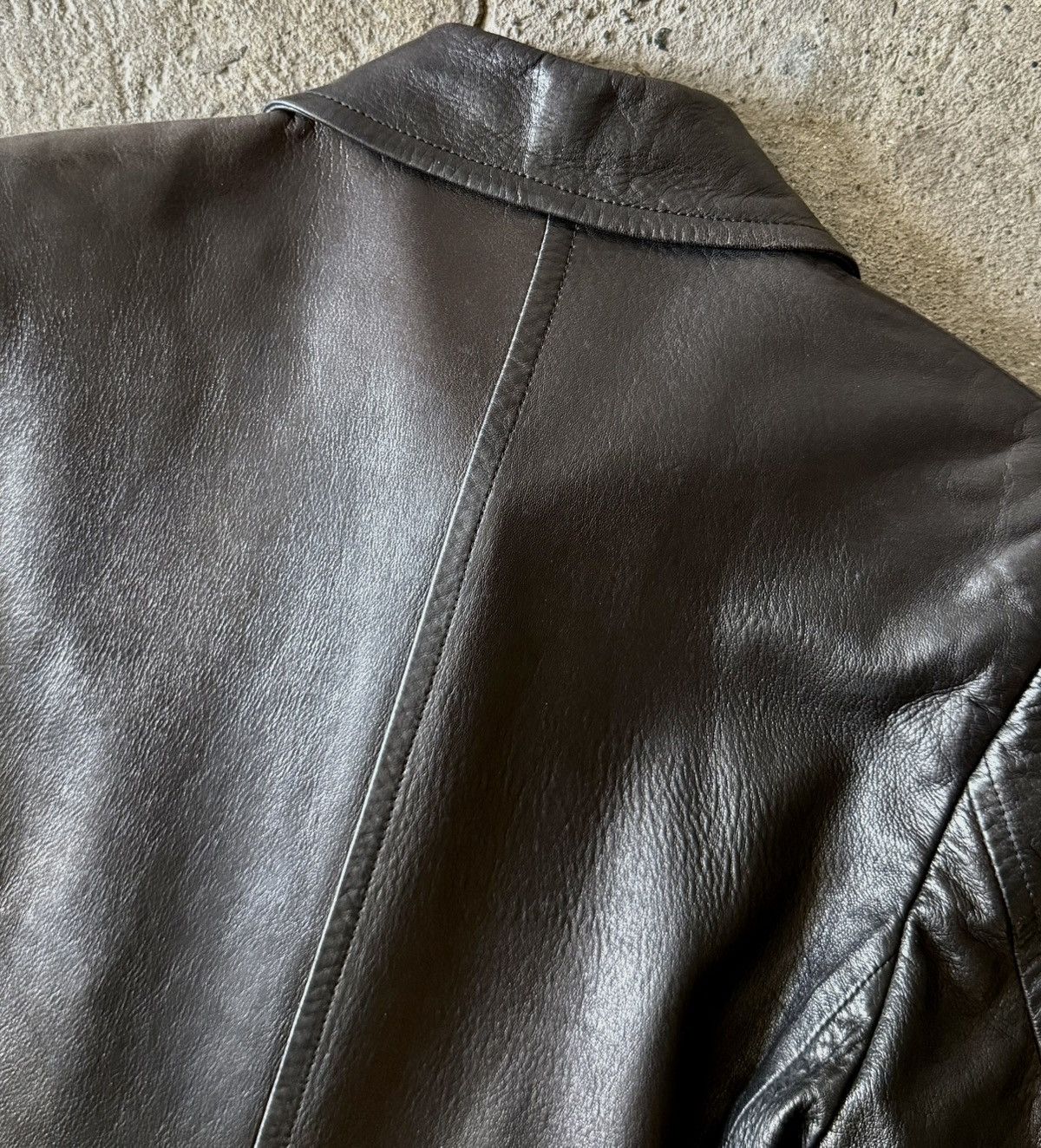 Gucci Gucci - Tom Ford - 1997 - Leather Jacket Size US XS / EU 42 / 0 - 16 Thumbnail