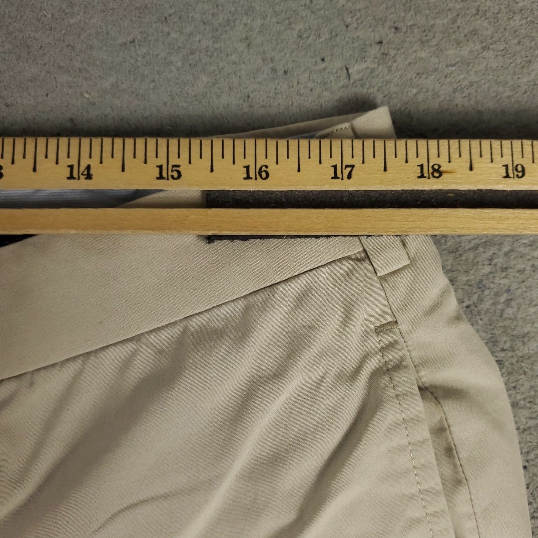 Brooks Brothers Brooks Brothers Pants Mens 38x29 Beige Flat Front Chino Trousers - Regular Fit, Flat Front, Cotton, Beltless, Chinese? Size US 38 / EU 54 - 3 Thumbnail