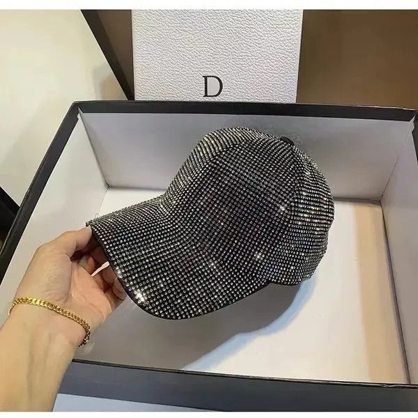 Japanese Brand Ishida x Hori Rhinestone Hip-hop Baseball Style Cap Size ONE SIZE - 6 Thumbnail