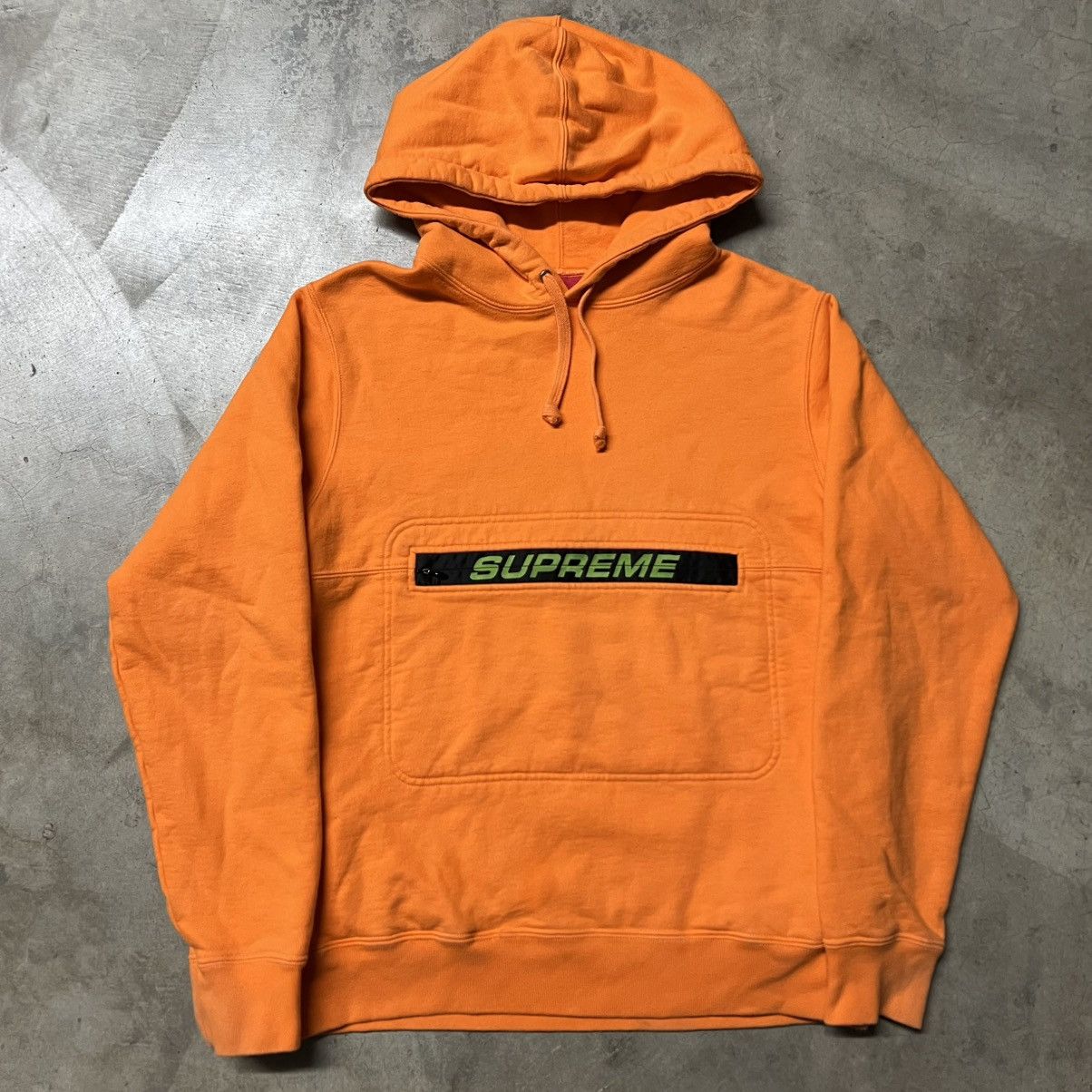 Hypebeast × Supreme SS19 Supreme Orange Anorak Hoodie Sweater Size US S / EU 44-46 / 1 - 3 Thumbnail
