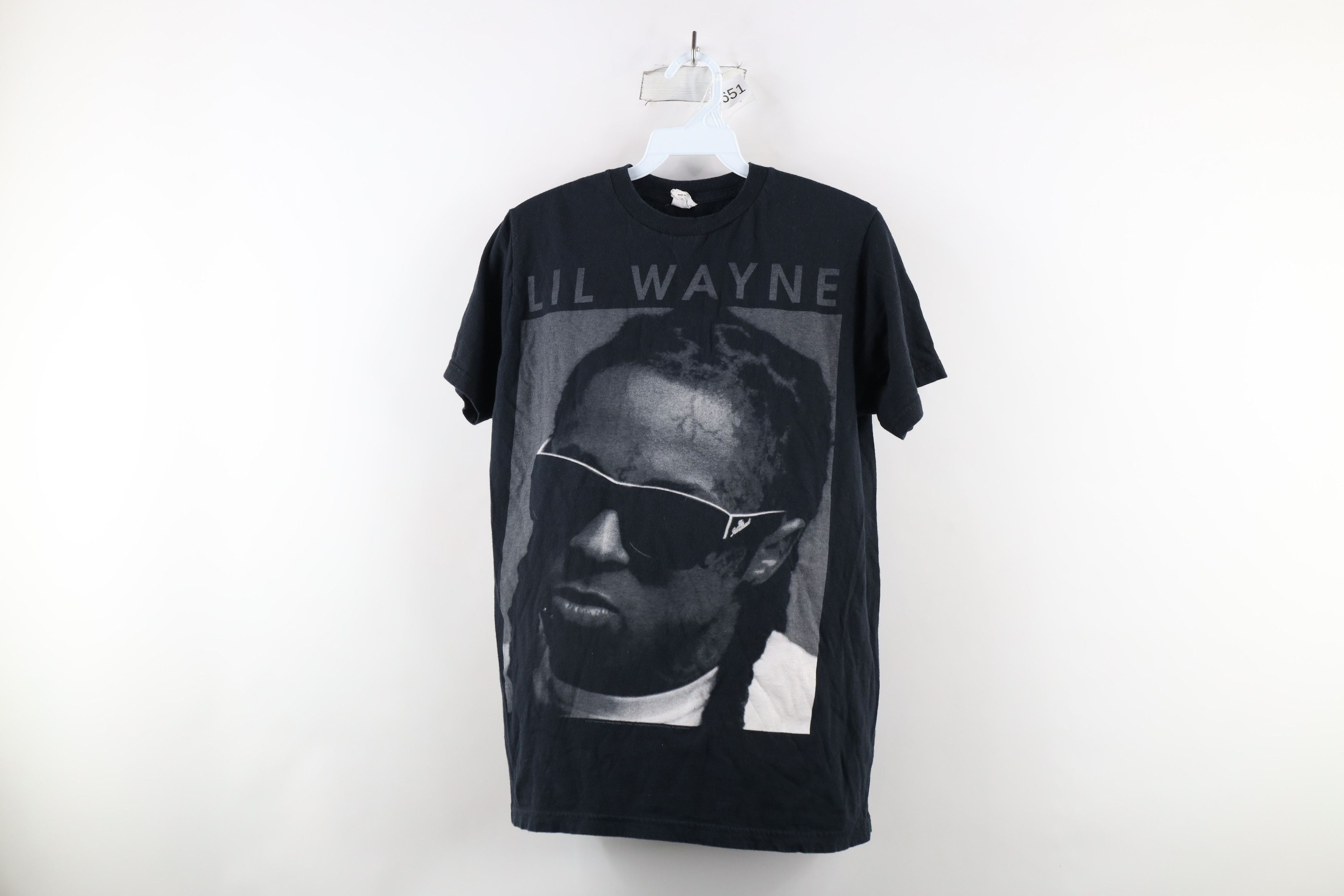 Vintage Vintage Y2K Out Big Face Lil Wayne Rap Tee T-Shirt Black Size US M / EU 48-50 / 2 - 1 Thumbnail