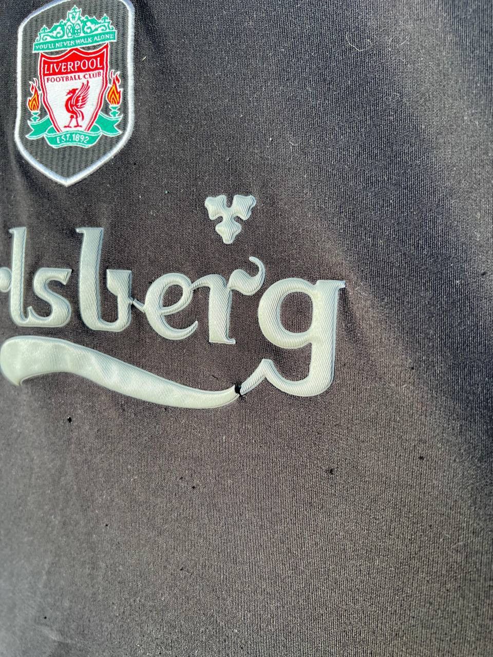 Reebok 2002/2003 LIVERPOOL FC AWAY SOCCER JERSEY FOOTBALL SHIRT XL Size US XL / EU 56 / 4 - 11 Thumbnail