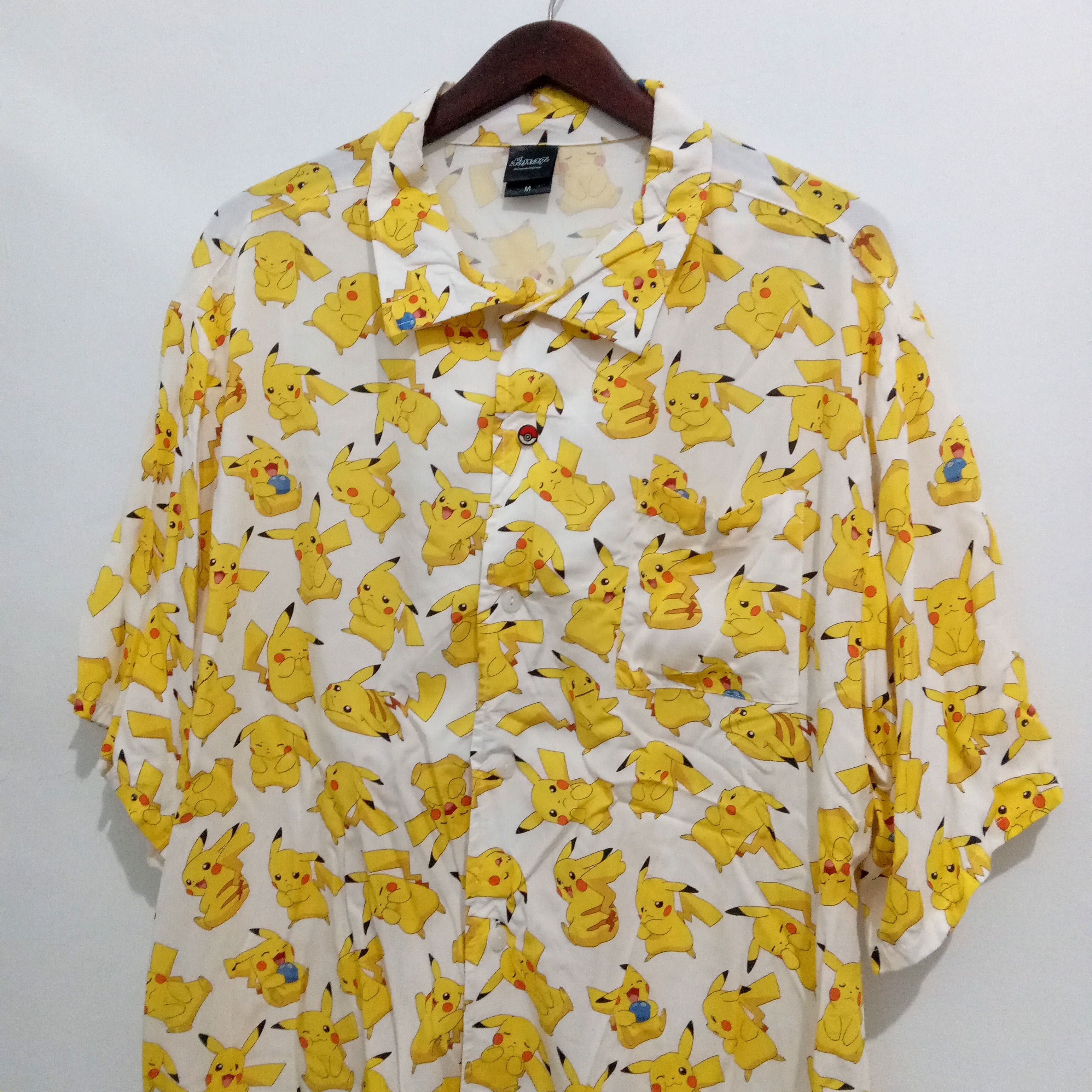 Japanese Brand × Nintendo × Pokemon Pokemon x Nintendo pikachu allover shirt Size US M / EU 48-50 / 2 - 2 Thumbnail