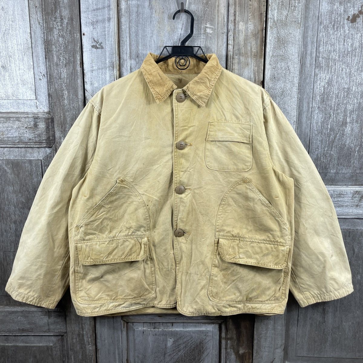 Japanese Brand × Vintage Vintage Japanesebrand Distressed Workers Jacket Size US L / EU 52-54 / 3 - 1 Thumbnail