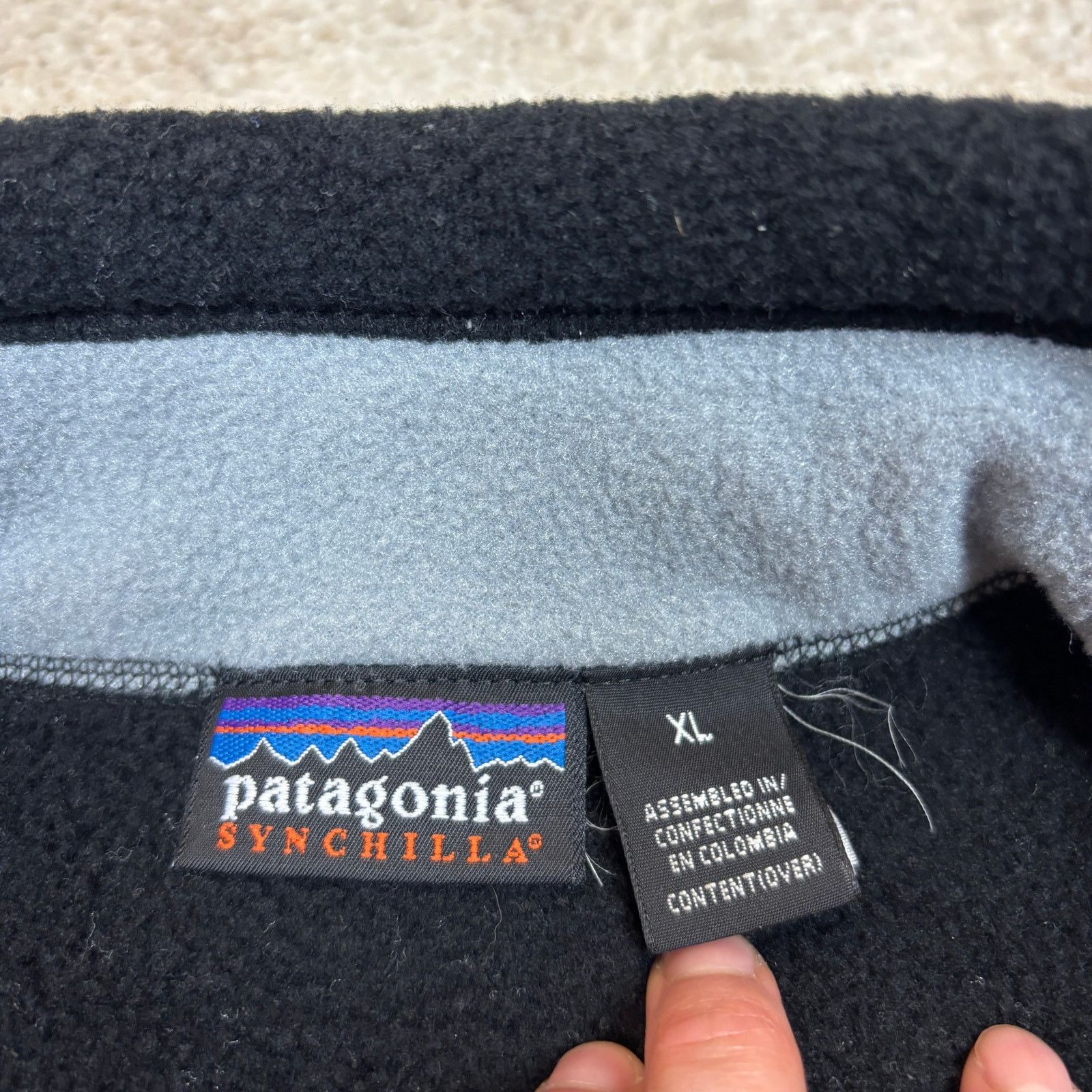 Patagonia × Vintage VTG Patagonia Synchilla Boomstown S1 Cast Crew Vest Mens XL Size US XL / EU 56 / 4 - 5 Thumbnail