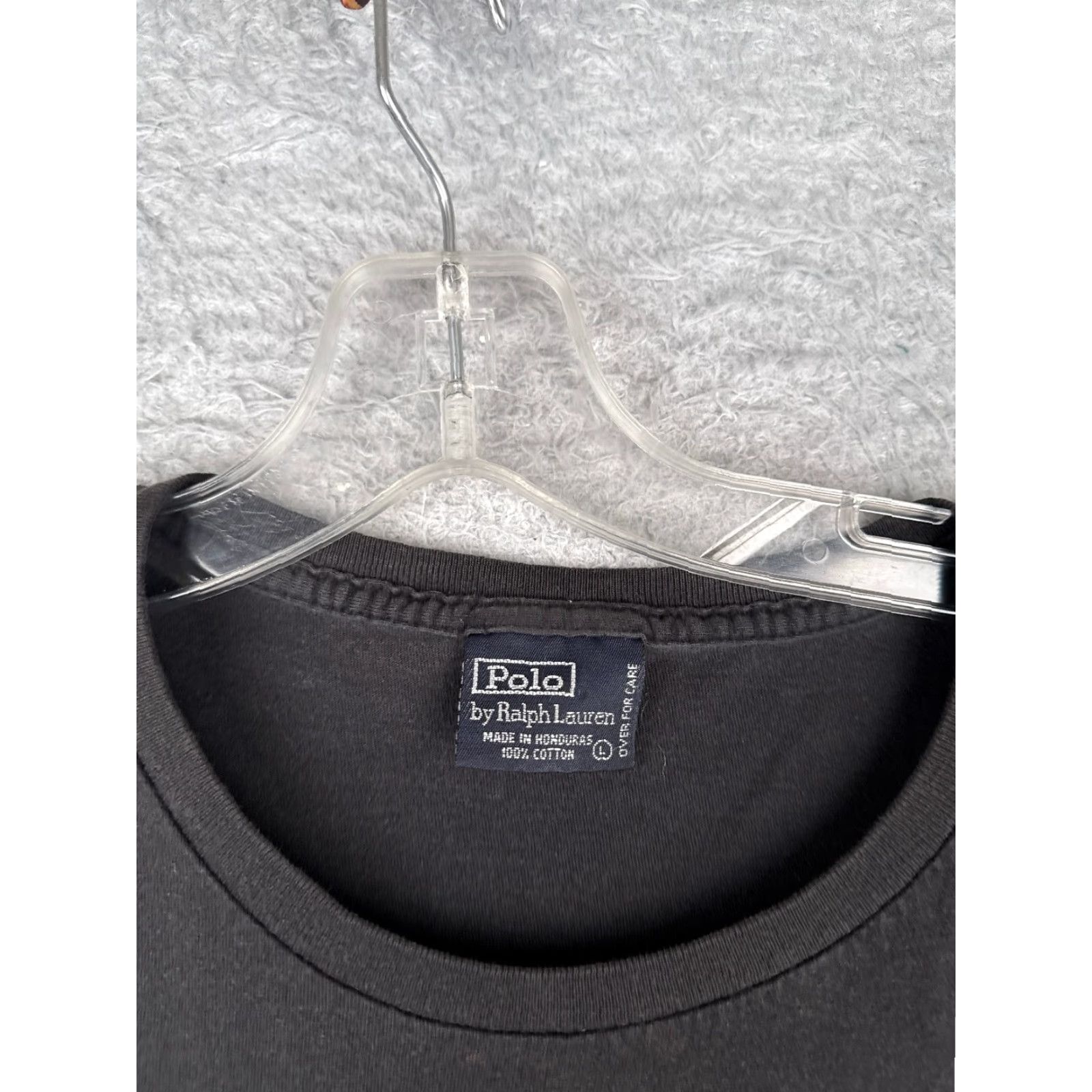 Ralph Lauren Polo Ralph Lauren T-Shirt Adult Large Black Crew Neck Short Sleeve 100% Cotton Outdoor Mens Size US L / EU 52-54 / 3 - 7 Thumbnail