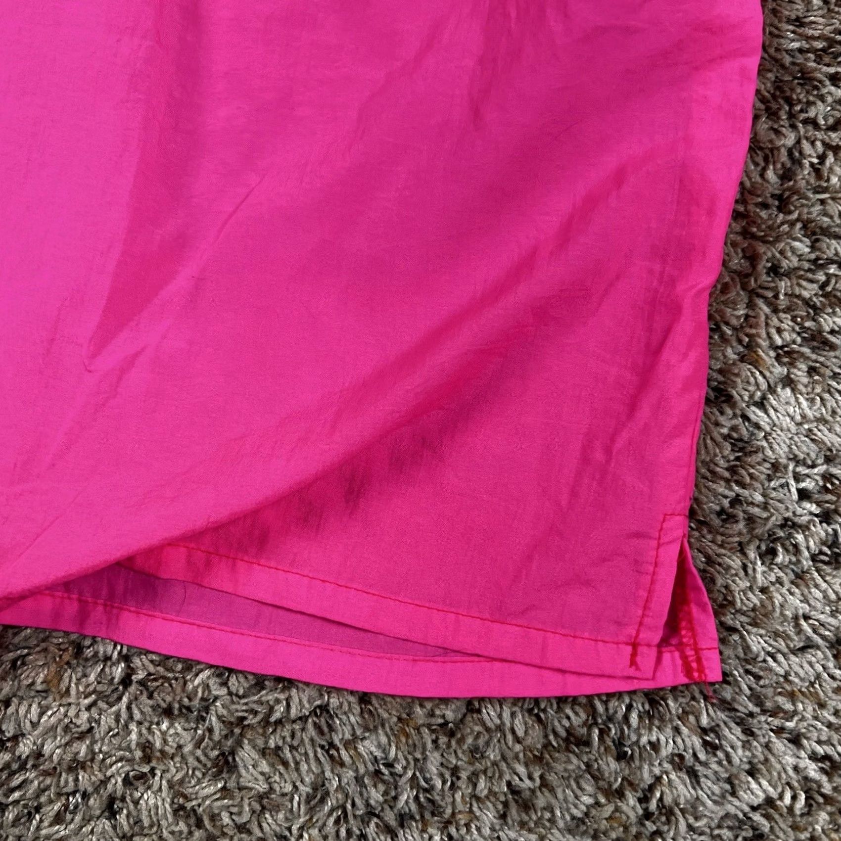 Athletic Works VINTAGE 90s Neon Pink 30” Waist Nylon Lightweight Summer Shorts Women XL Athletic Works/Nylon/Activewear Size 40" / US 18 - 5 Thumbnail