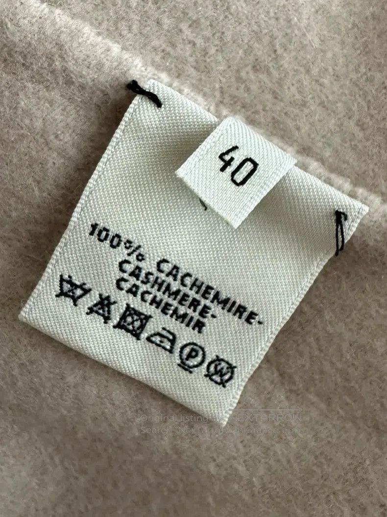 Hermes Hermes Double-Faced Cashmere Belted Coat, Light Pink Size S / US 4 / IT 40 - 9 Thumbnail
