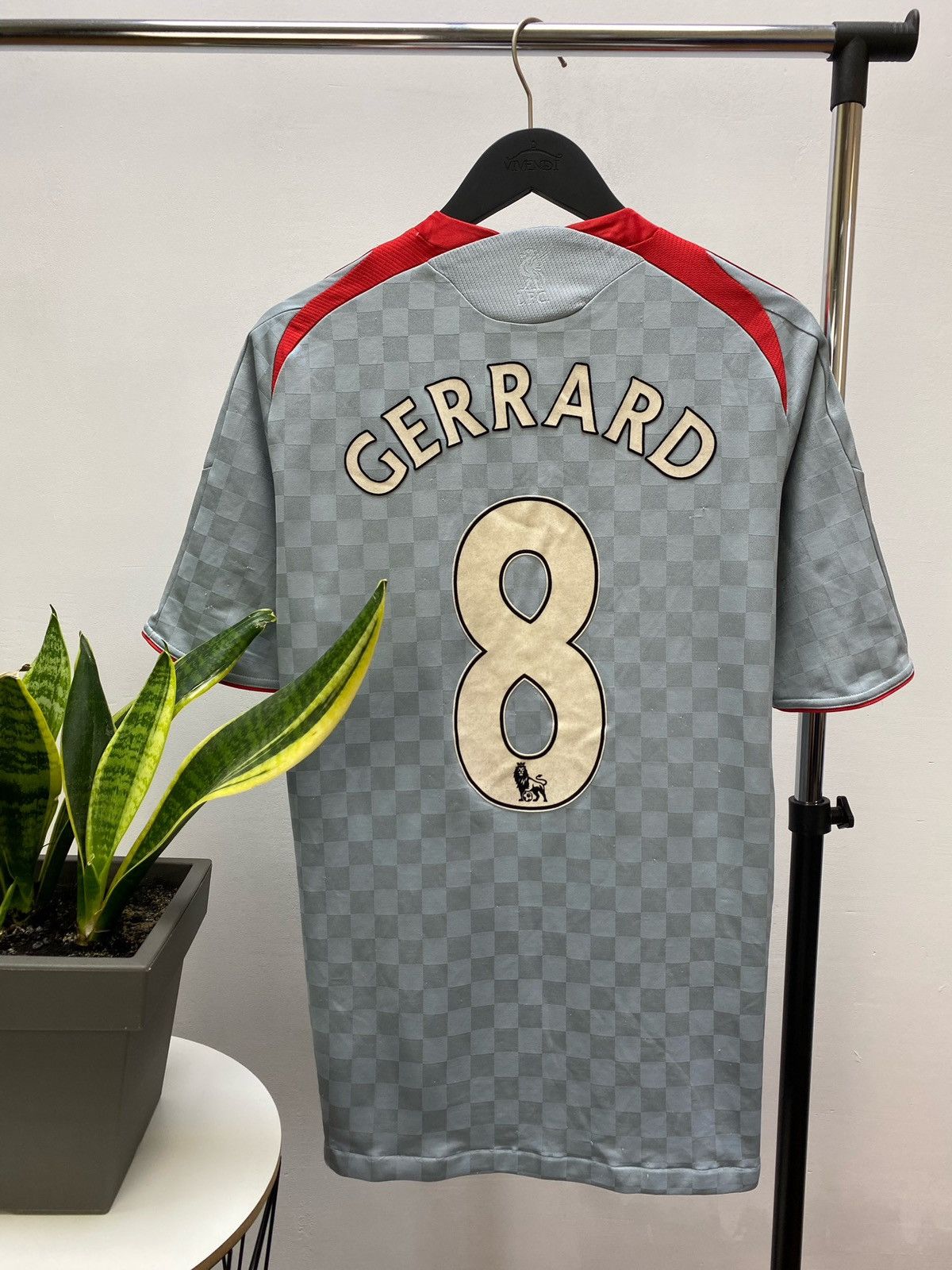 Adidas Liverpool 2008 2009 # Gerrard Away Soccer Jersey Football Size US XL / EU 56 / 4 - 1 Thumbnail