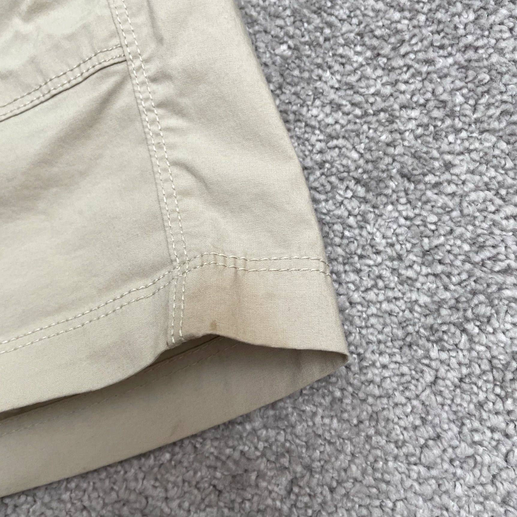Vintage Columbia Bermuda Shorts Womens 8 Beige Pockets Elastic Waist Casual Outdoor 30x6 Size 30" / US 8 / IT 44 - 6 Thumbnail