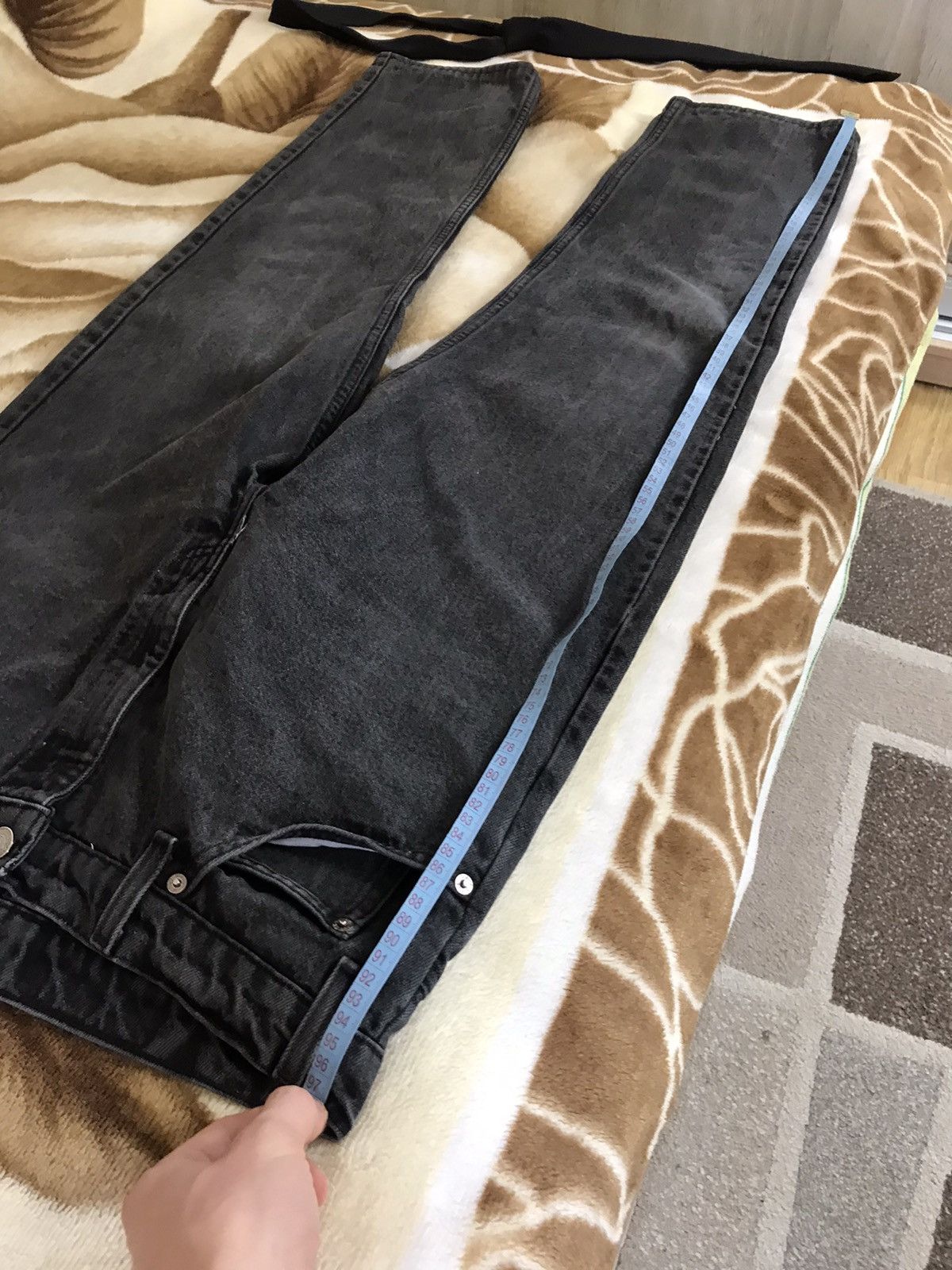 Levi's × Levi's Vintage Clothing × Vintage 🔥 90s LEVIS 505 Black 34x30 Denim Pants Jeans Regular Fit Size US 34 / EU 50 - 14 Thumbnail
