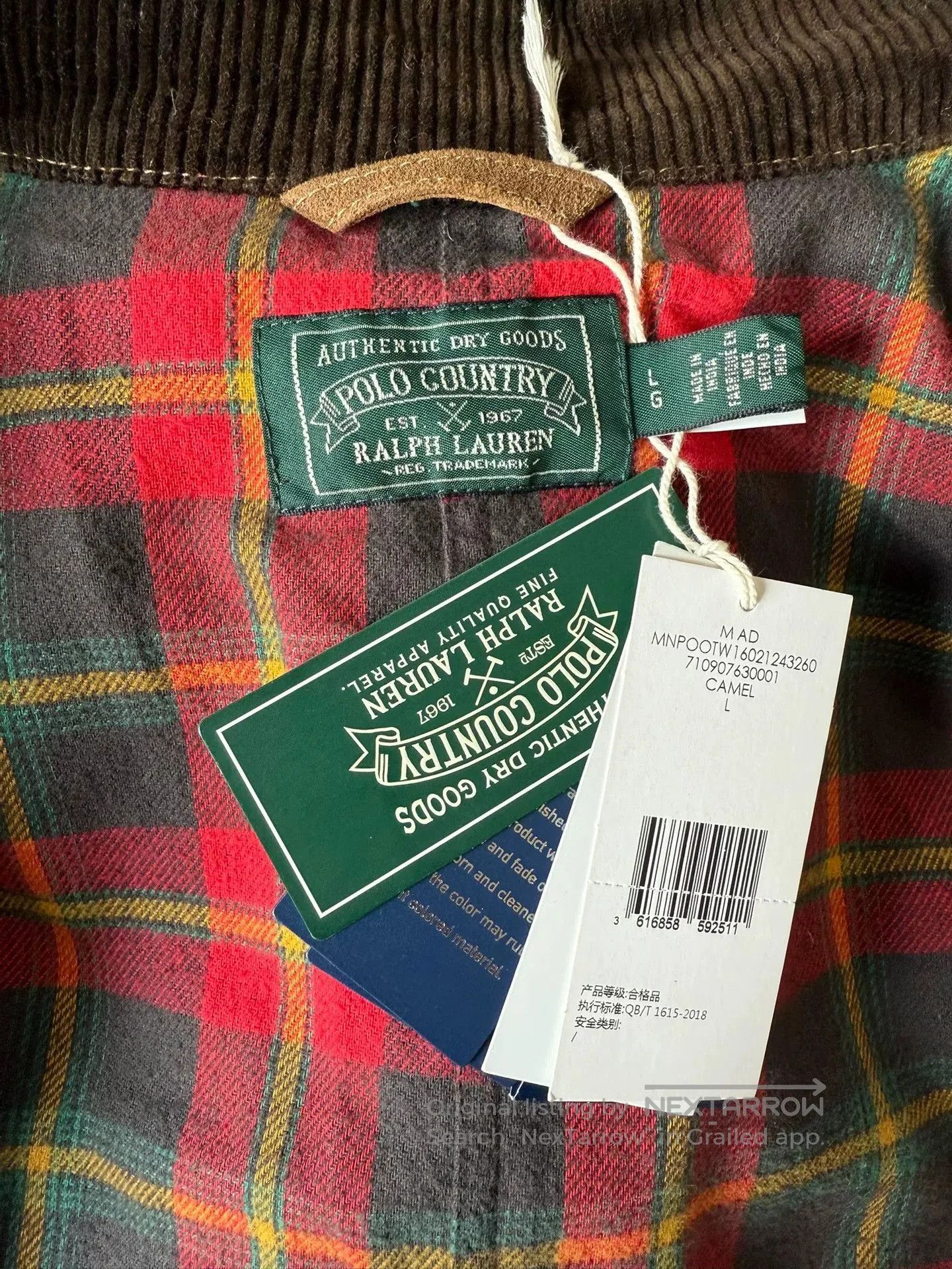 Polo Ralph Lauren Polo Ralph Lauren Suede Utility Jacket. Size US L / EU 52-54 / 3 - 3 Thumbnail