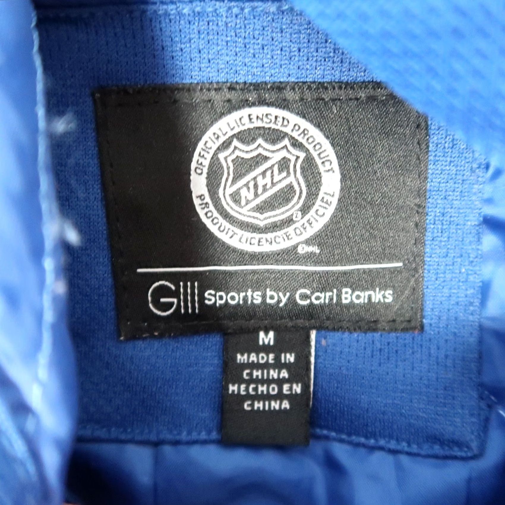 Vintage Toronto Maple Leafs Blue Zip-Up Jacket G-III Sports NHL Team Mens M Size US M / EU 48-50 / 2 - 4 Thumbnail