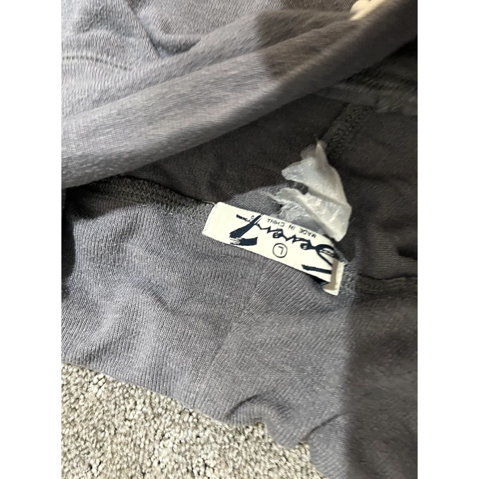 Vintage Seven7 Pants Women Large Solid Gray Chino Pull On Straight Leg Womens Size 36" / US 14 / IT 50 - 5 Thumbnail