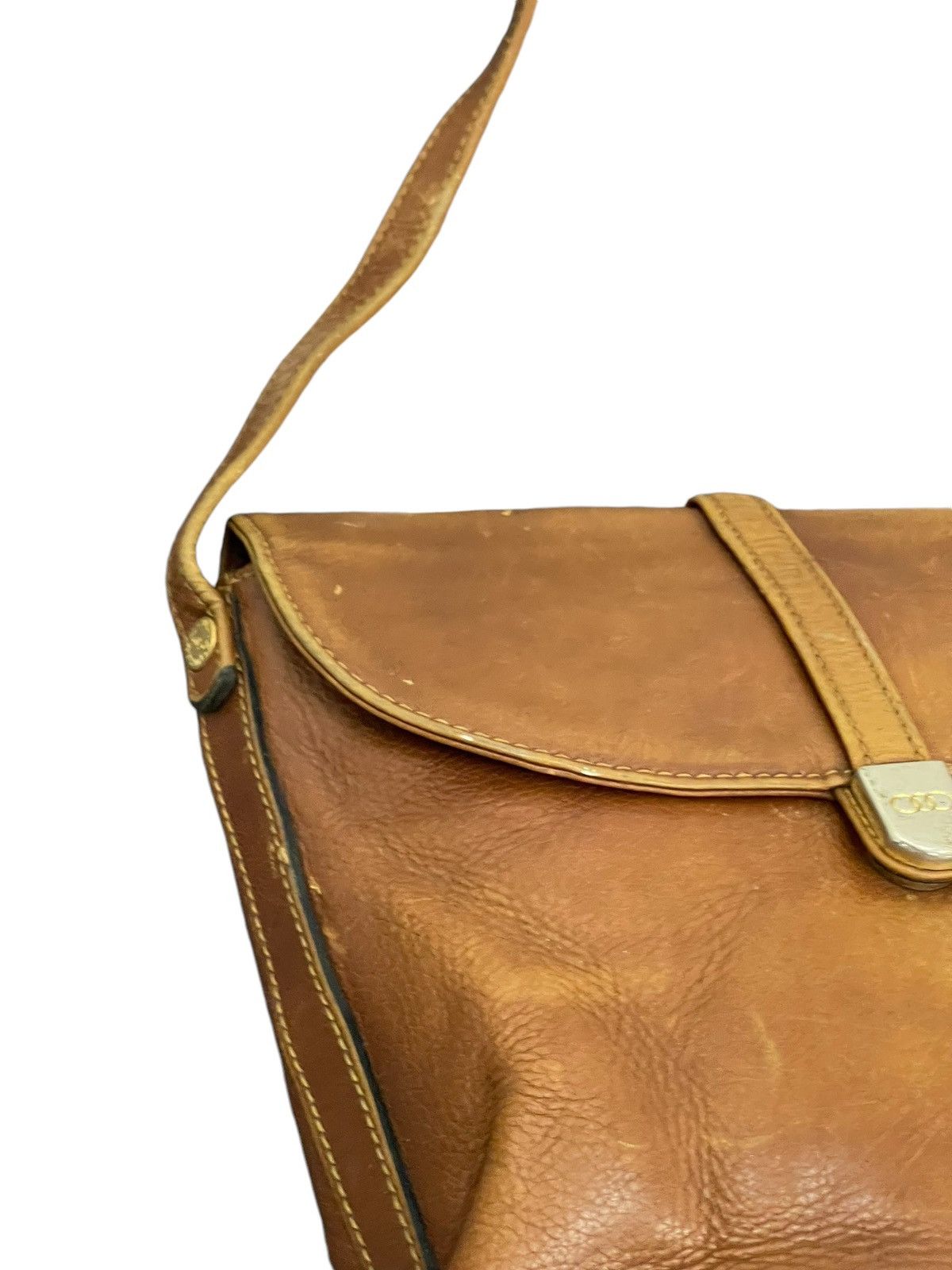 Comme des Garcons × Stussy Full Leather Vtg Pourchet Paris Cross Body Bag 9🟩 Size ONE SIZE - 12 Thumbnail