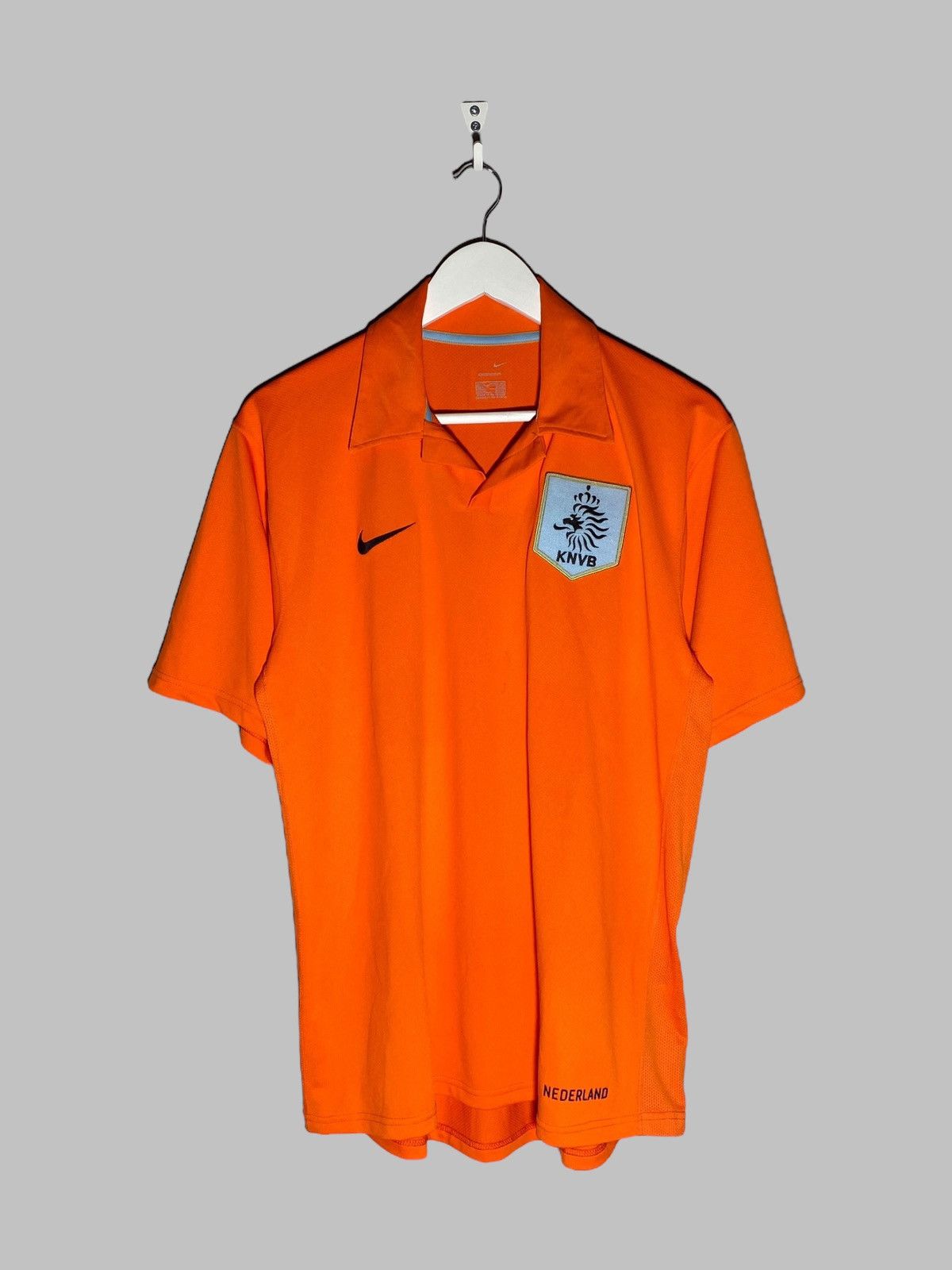 Vintage 00s Netherlands 2006 Nike Home Jersey KNVB Van Basten Era Size US L / EU 52-54 / 3 - 1 Thumbnail