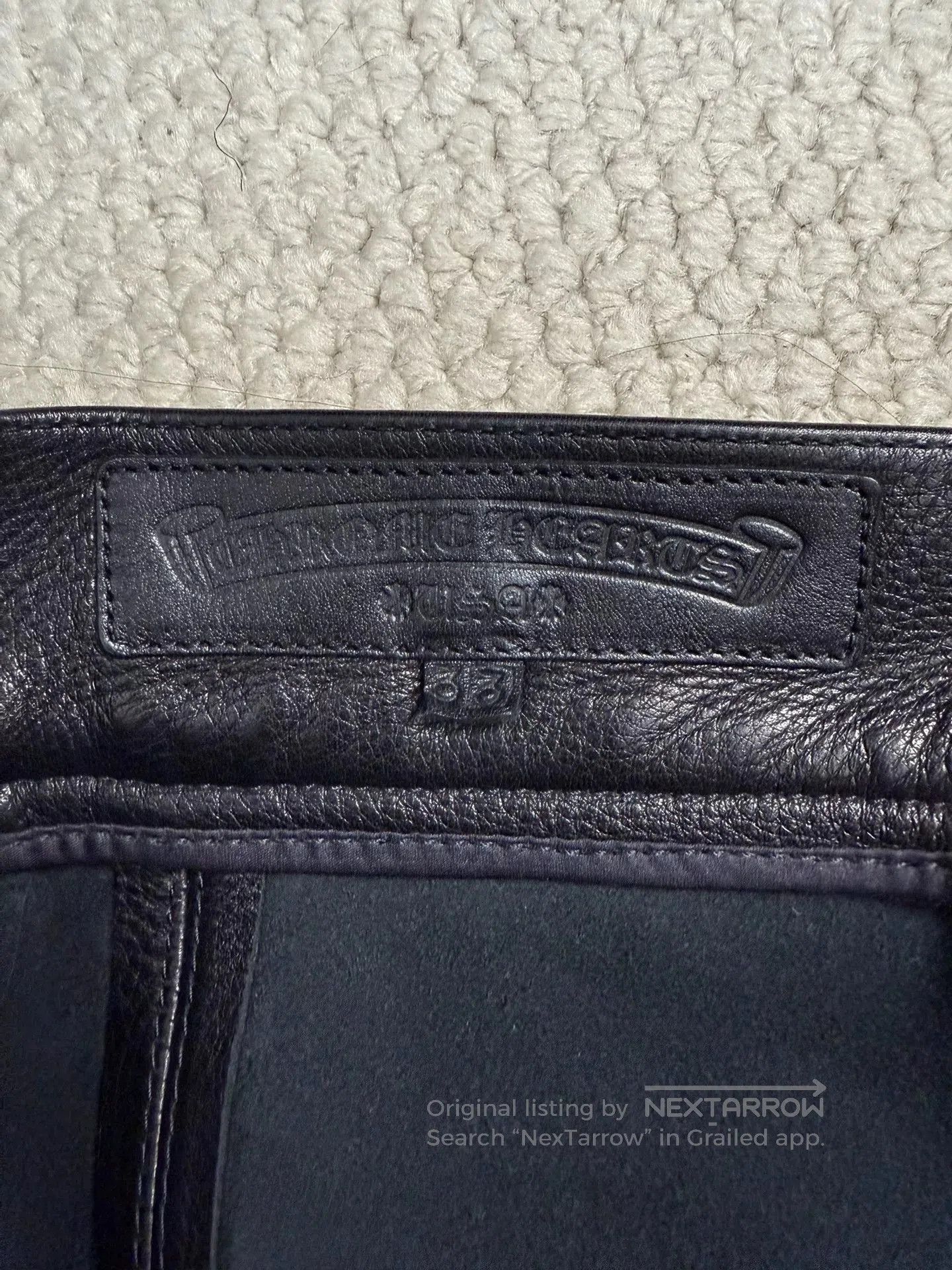 Chrome Hearts Chrome Hearts Cargo Leather Pants. Size US 33 - 5 Thumbnail