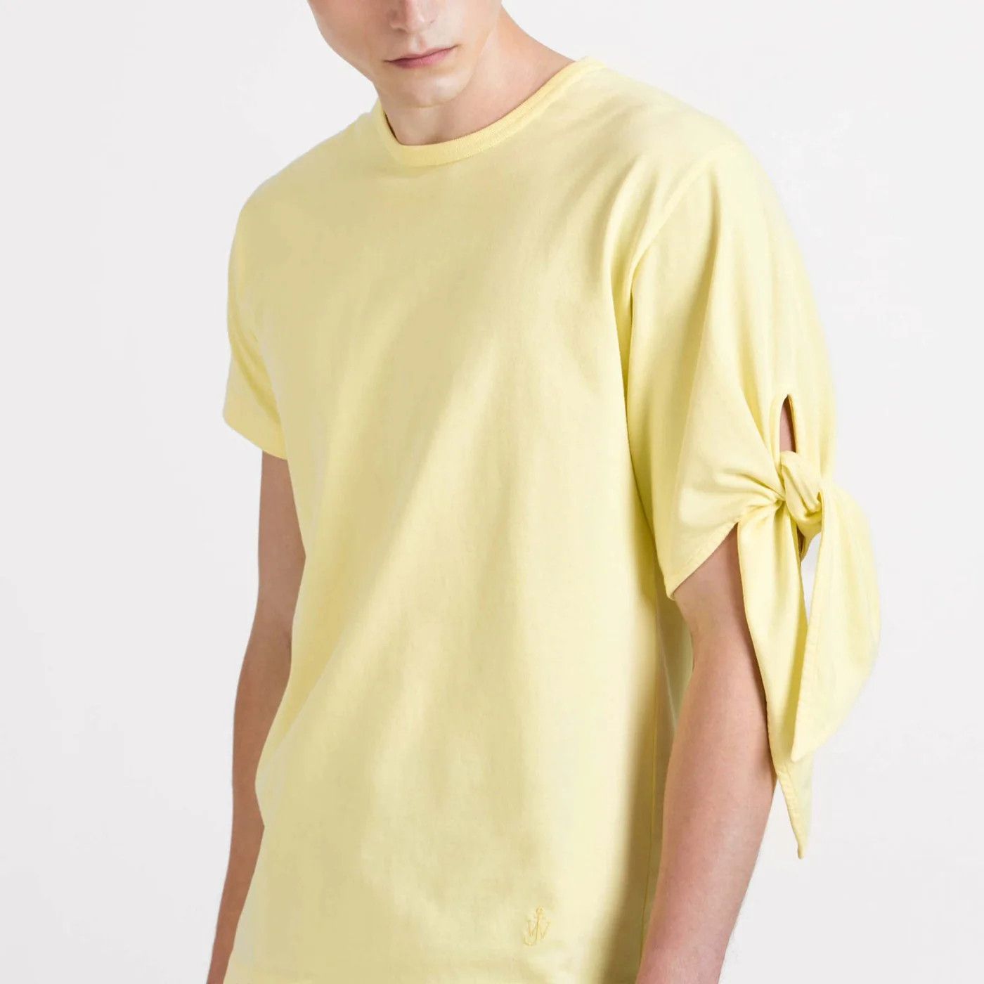 JW Anderson o1d2blof0526 Knotted Sleeve T-Shirt in Yellow Size US M / EU 48-50 / 2 - 4 Thumbnail