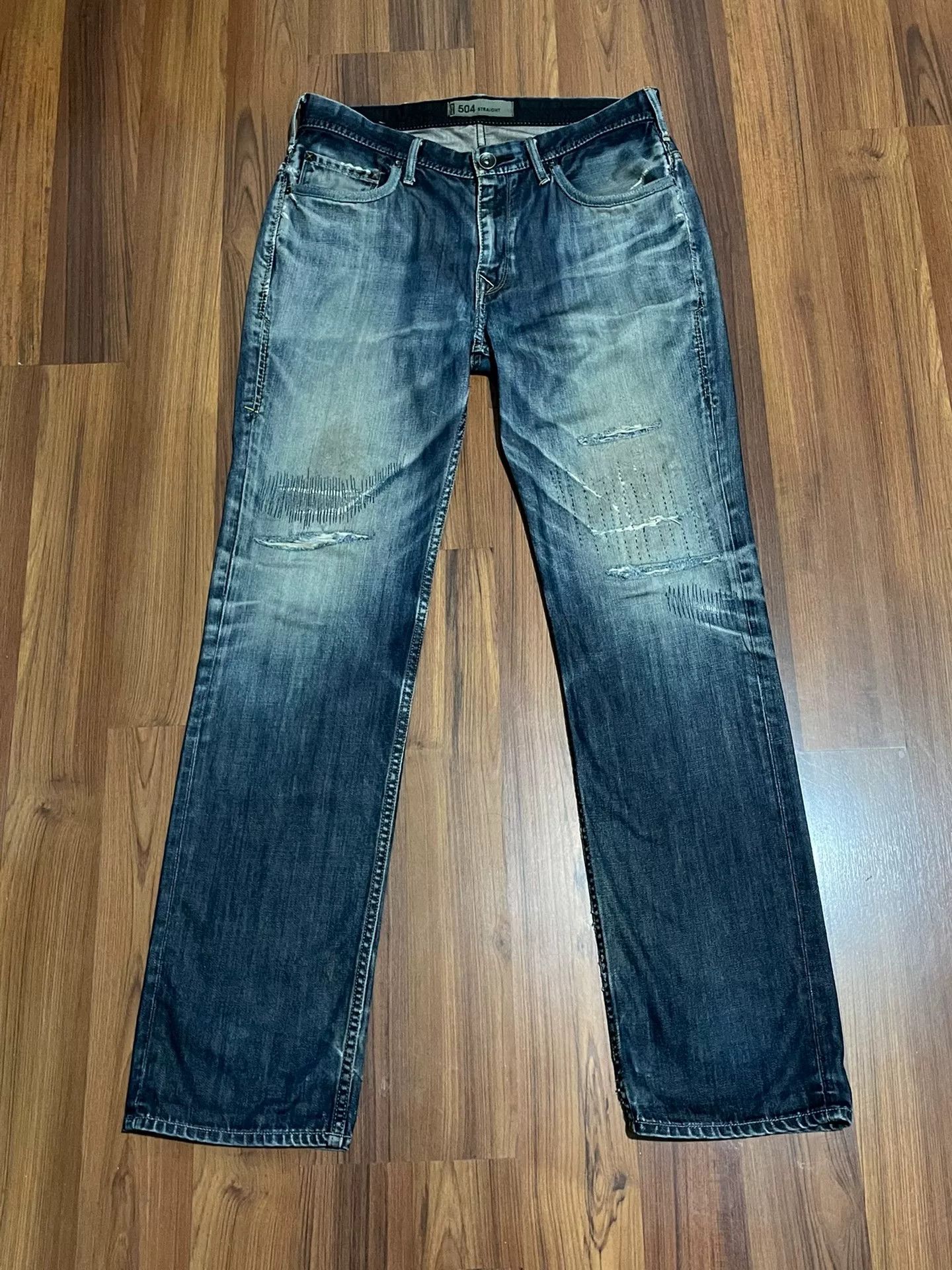 Levi's Vintage Clothing Levi's 504 LVC Japanese Wash Patch Jeans Size US 28 / EU 44 - 1 Thumbnail