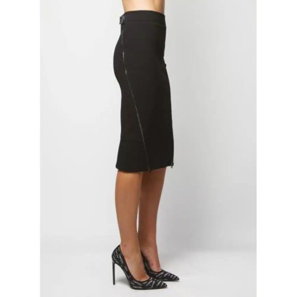 Tom Ford o1sndg0825 GC5322 Pencil Zip Skirt in Black Size 26" / US 2 / IT 38 - 2 Thumbnail