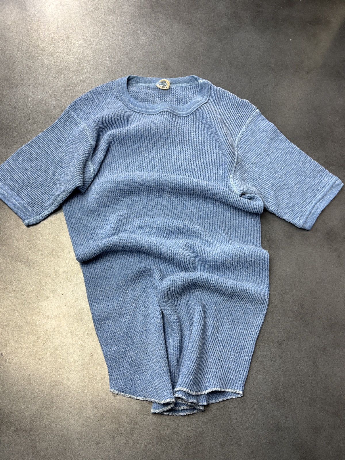 Vintage 1970s Thermal Tee Shortsleeve 70s Jockey True Vintage Waffle Size US S / EU 44-46 / 1 - 1 Thumbnail