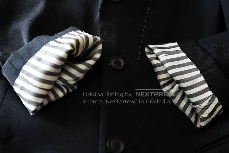 Yohji Yamamoto Black Wool Spider Web Jacket. Size US M / EU 48-50 / 2 - 7 Thumbnail