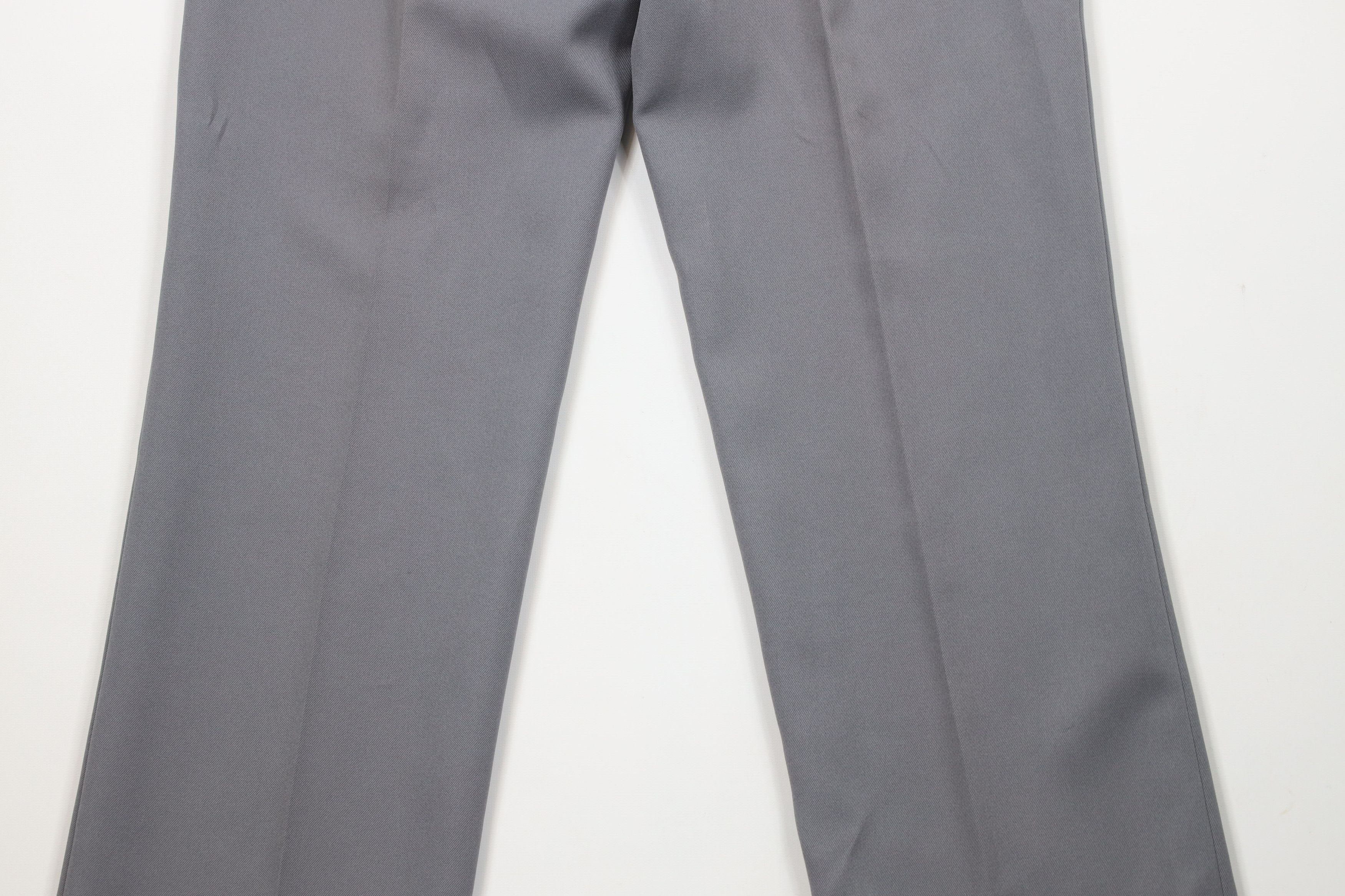 Vintage Vintage 70s Streetwear Flared Wide Leg Chino Pants Gray USA Size US 32 / EU 48 - 11 Thumbnail