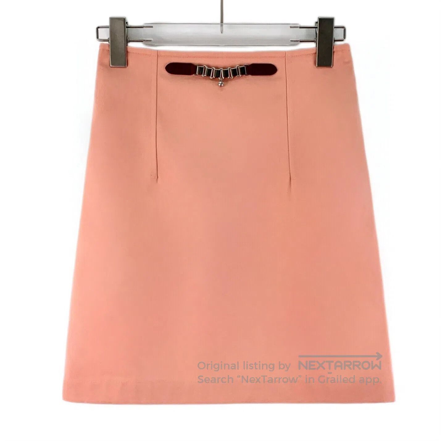 Hermes Hermes Apricot bell chain decoration cotton casual half sk Size 35" - 1 Thumbnail