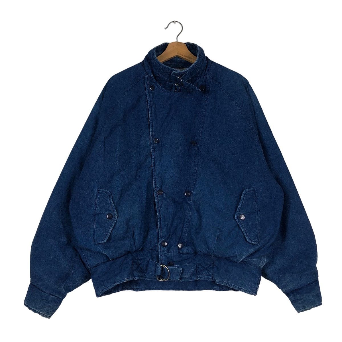 Japanese Brand 📌VINTAGE BOMBER JACKET PARACHUTE BIKER SEAWEST ISSEY MIYAKE Size US L / EU 52-54 / 3 - 2 Thumbnail