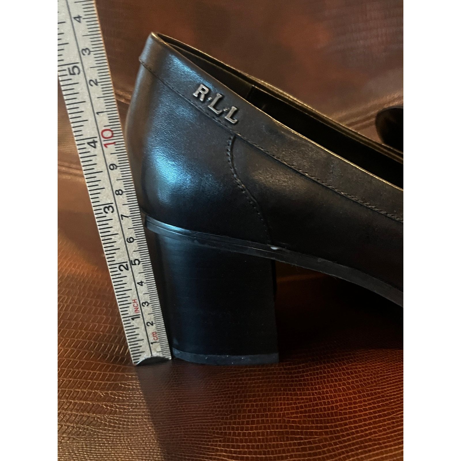 Lauren Ralph Lauren Lauren Ralph Lauren Darla Penny Loafer Pumps Black 8.5B Size US 8.5 / IT 38.5 - 9 Thumbnail