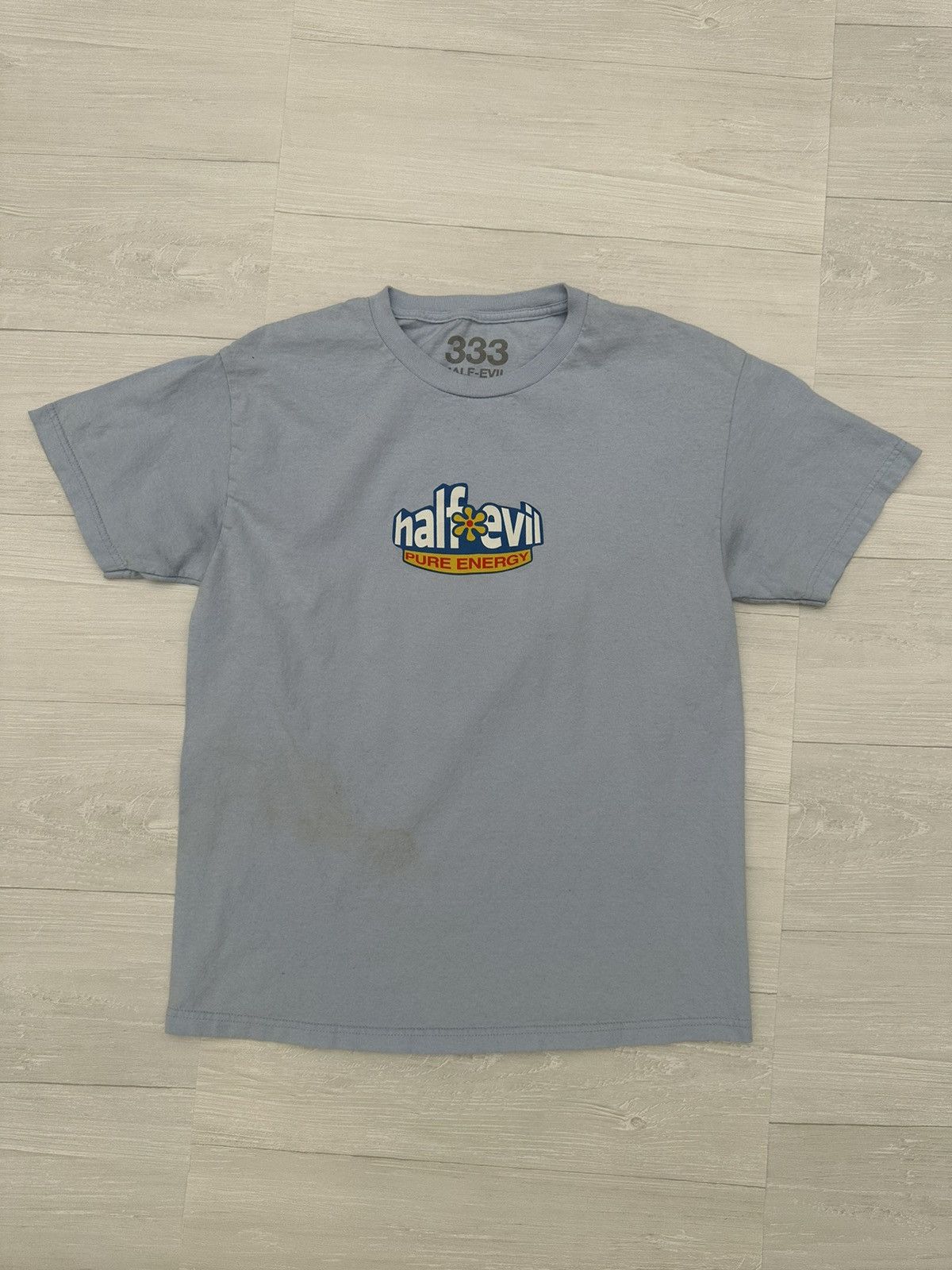 Half Evil Half Evil Baby Blue Pure Energy Flower Petal Logo Tee Large Size US L / EU 52-54 / 3 - 2 Thumbnail