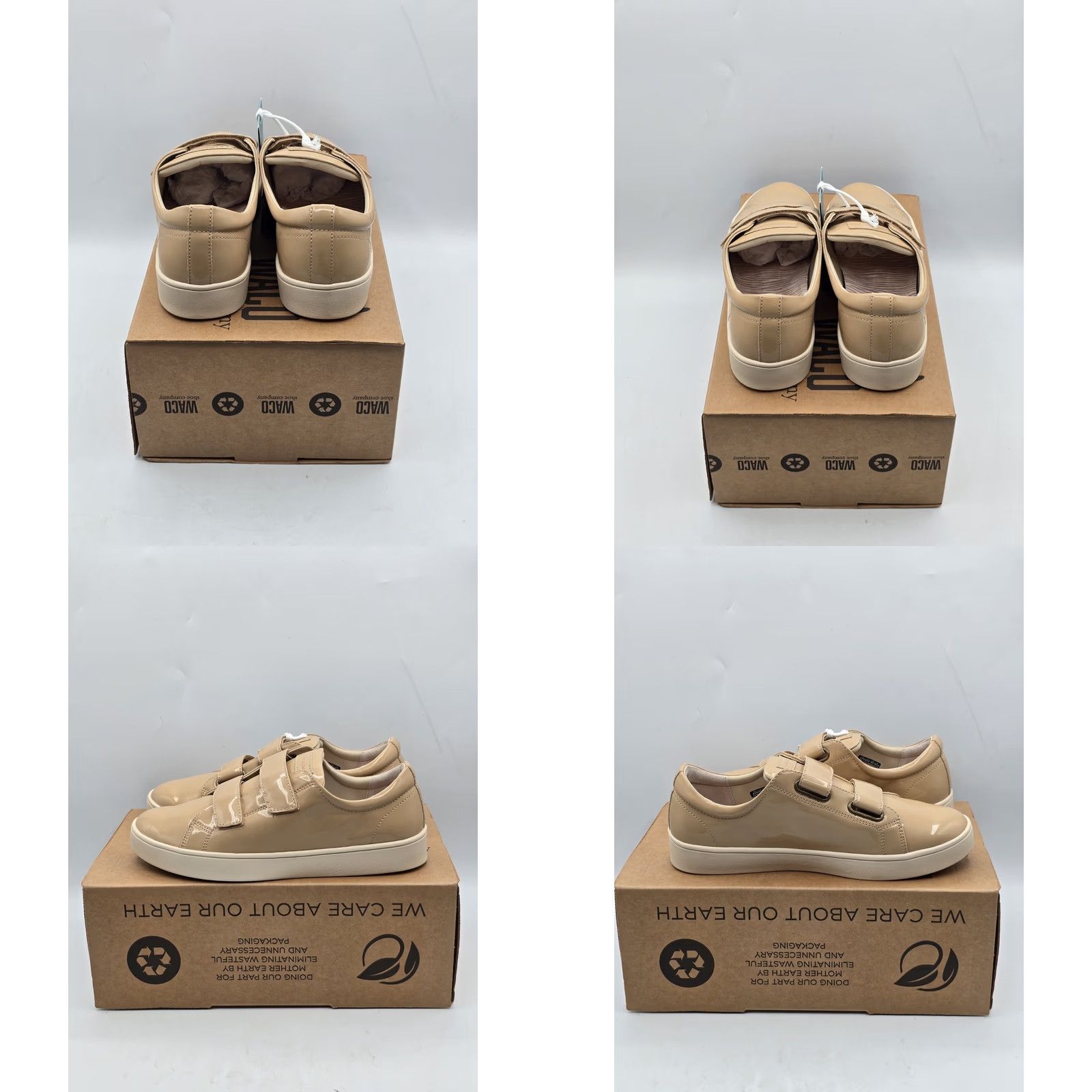 Vintage Revitalign Sneakers Malibu Bella Patent Sz 8.5 W Tan Solid Womens Shoes Size US 9 / IT 39 - 8 Thumbnail