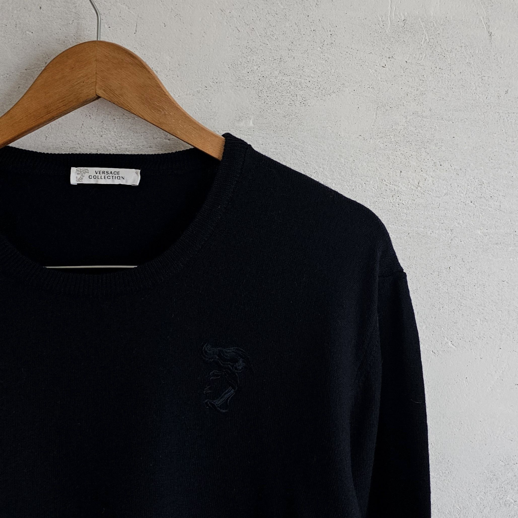 Versace Versace wool sweater Size US L / EU 52-54 / 3 - 2 Thumbnail