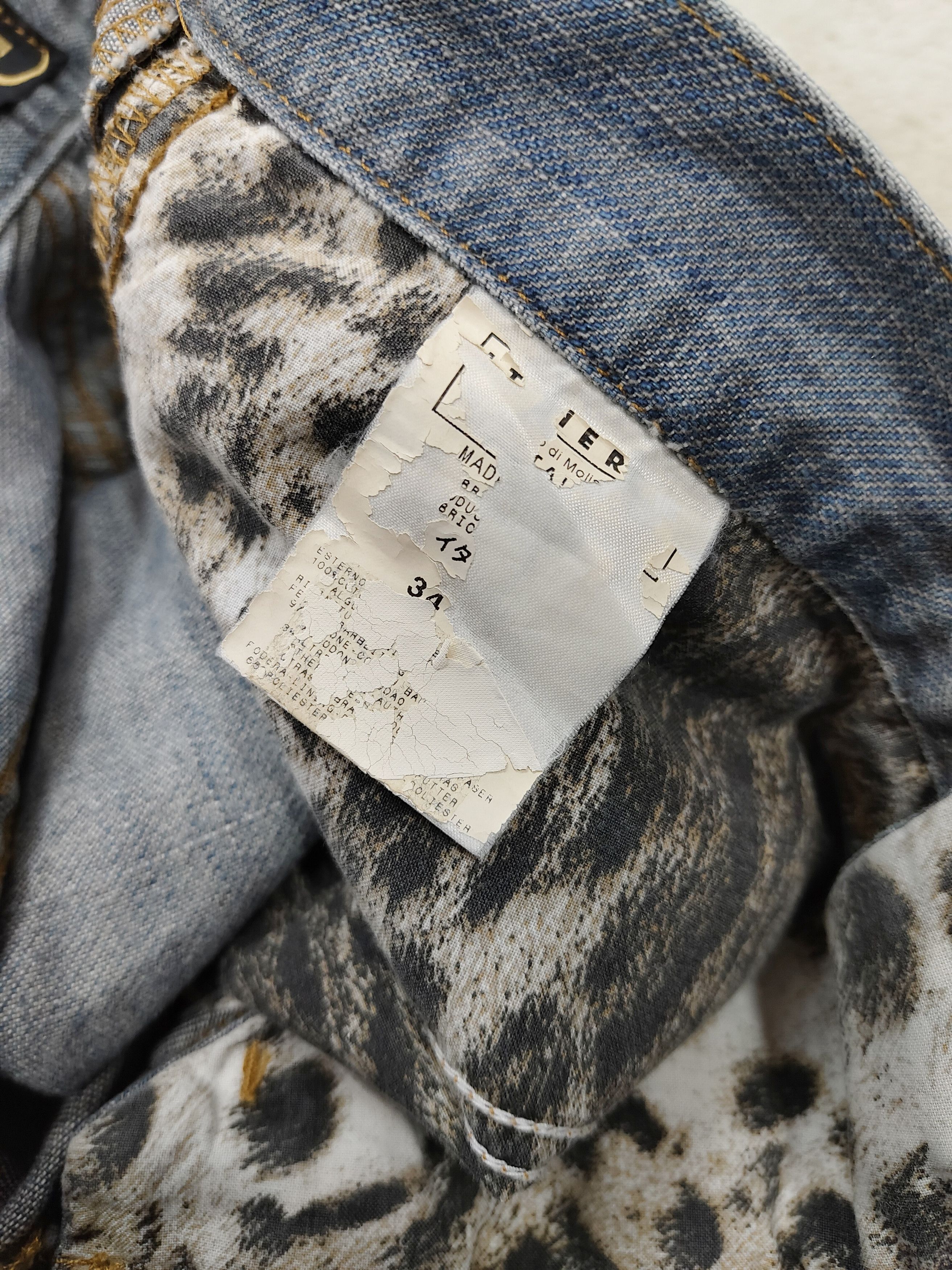 Just Cavalli Just Cavalli💥Y2K Side Striped Belt Clain Pocket Distressed Size US 34 / EU 50 - 9 Thumbnail