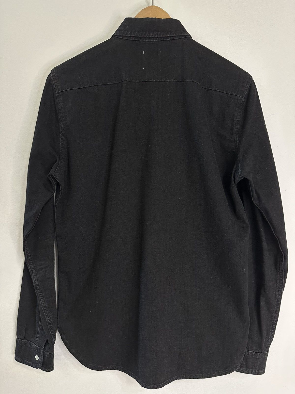 Sandro Sandro Paris Denim Shirt - Black - S Size US S / EU 44-46 / 1 - 3 Thumbnail