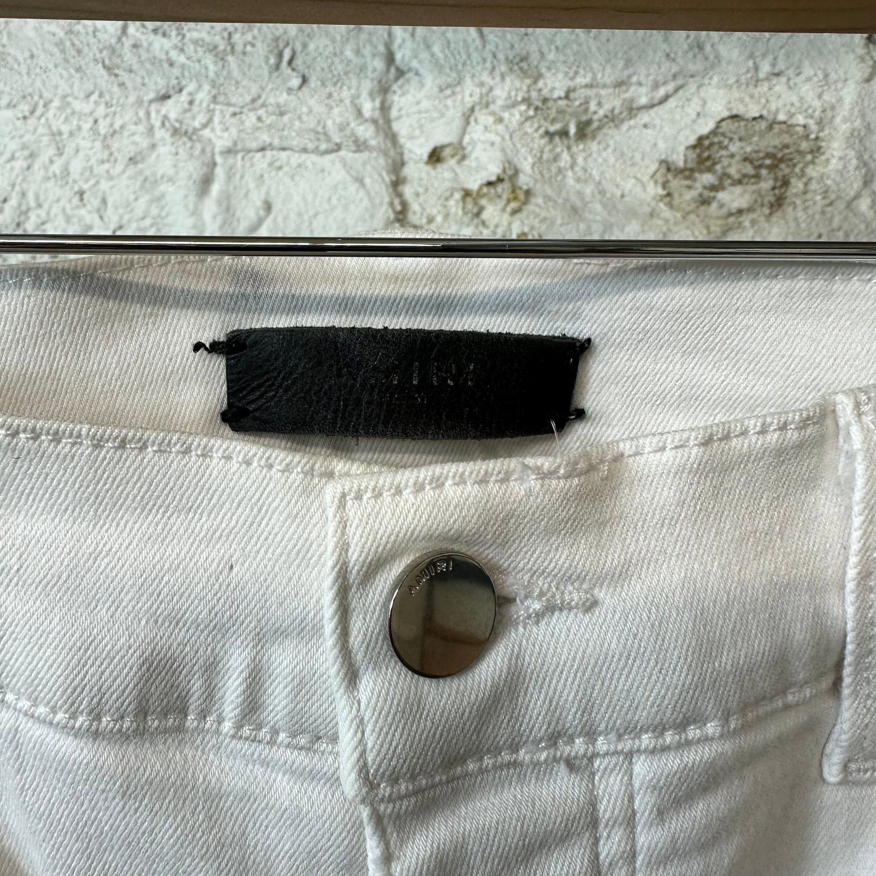 Amiri Amiri MX2 White Patch White Denim Jeans Sz 31 Size US 31 - 3 Thumbnail