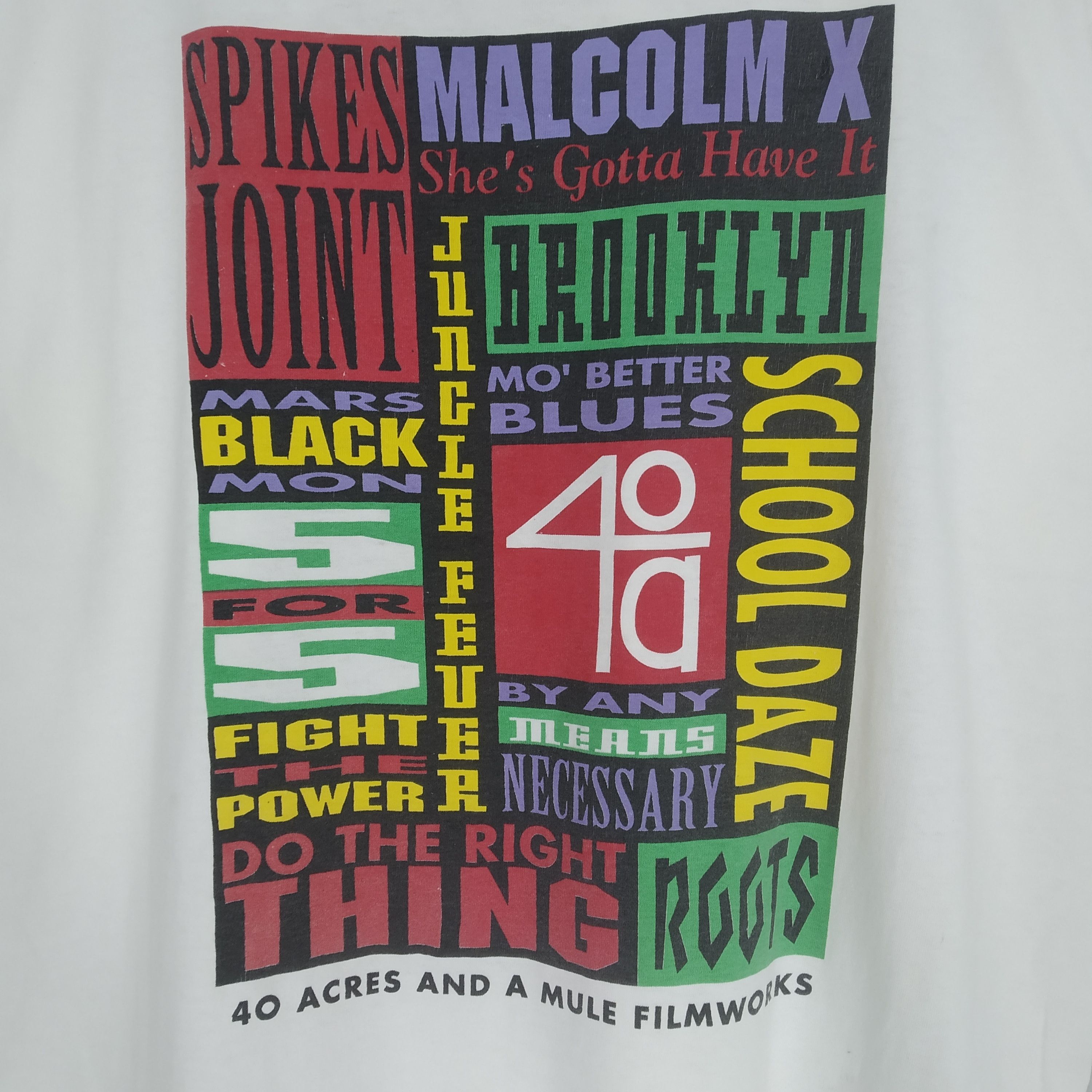 Vintage Vintage 90's Forty Acres And A Mule Filmwork Spike Lee Joint Size US XL / EU 56 / 4 - 4 Thumbnail