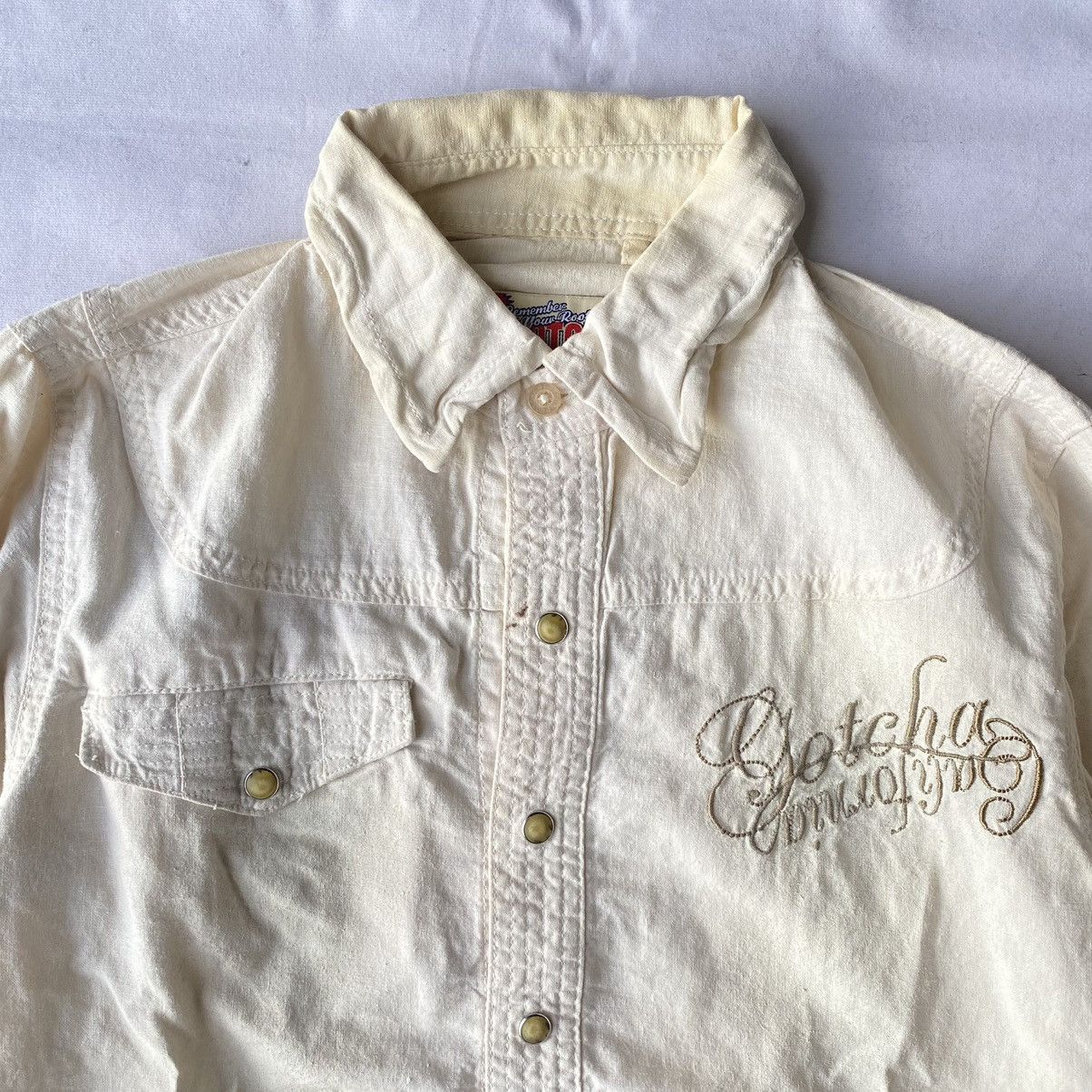 If Six Was Nine × Japanese Brand × Le Grande Bleu (L.G.B.) Japanese GOA Style Gotcha California Button Up Shirt Size US S / EU 44-46 / 1 - 6 Thumbnail