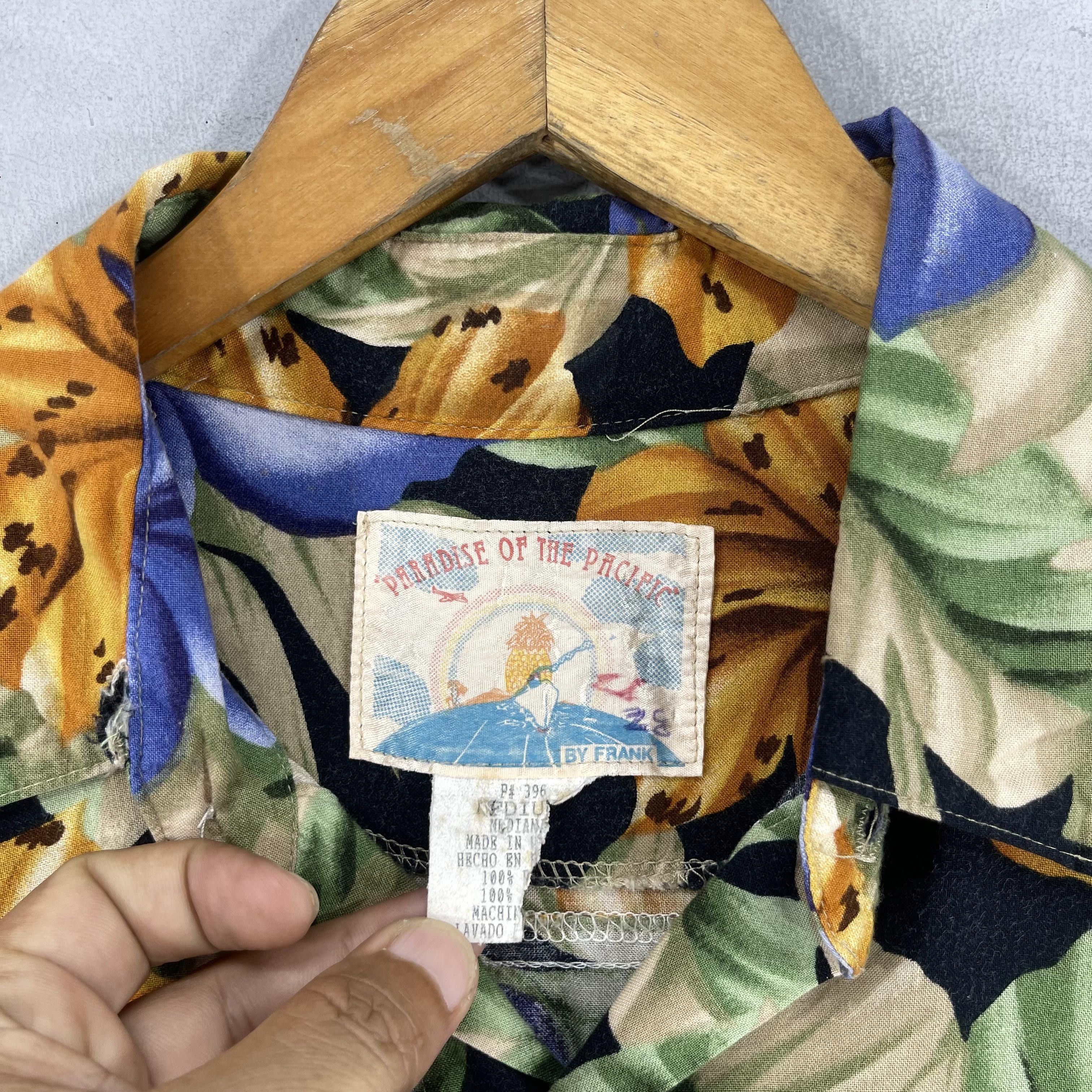 Vintage Vintage 90's FRANK Hawaii Floral Rayon Button Up Shirt Size US M / EU 48-50 / 2 - 5 Thumbnail