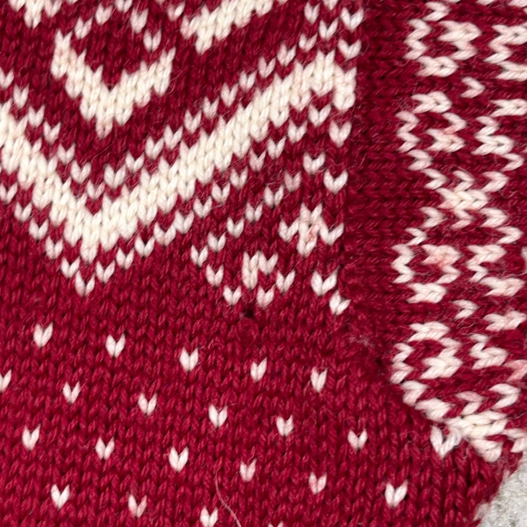 Vintage VINTAGE Grandpa Sweater Men L Red Wool Knit Nordic Birdseye Rib Crew Neck Pullover Geometric 90s Classic Logo Size US L / EU 52-54 / 3 - 7 Thumbnail