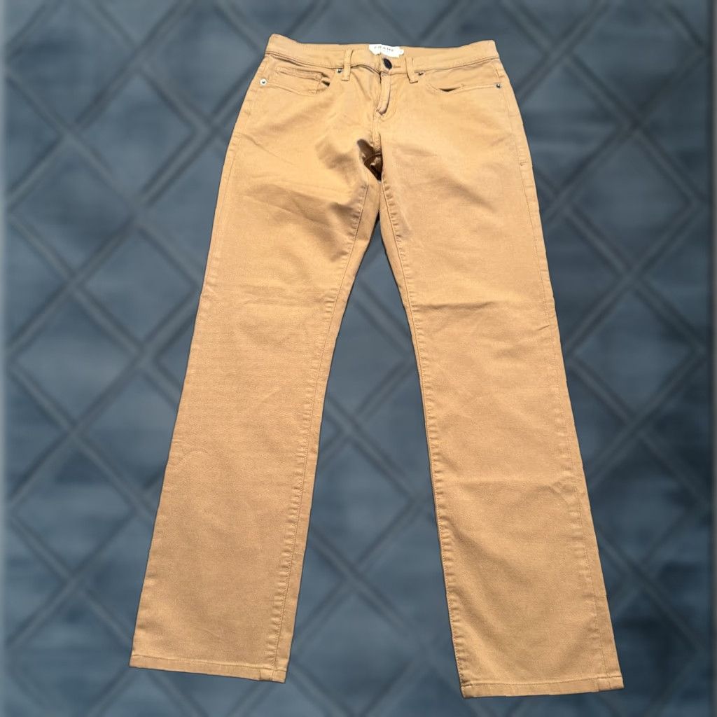 Frame FRAME Jeans Slim Straight 29 Beige Denim Cotton L'Homme 29x29 Adult Mens Jeans Size US 29 - 1 Thumbnail