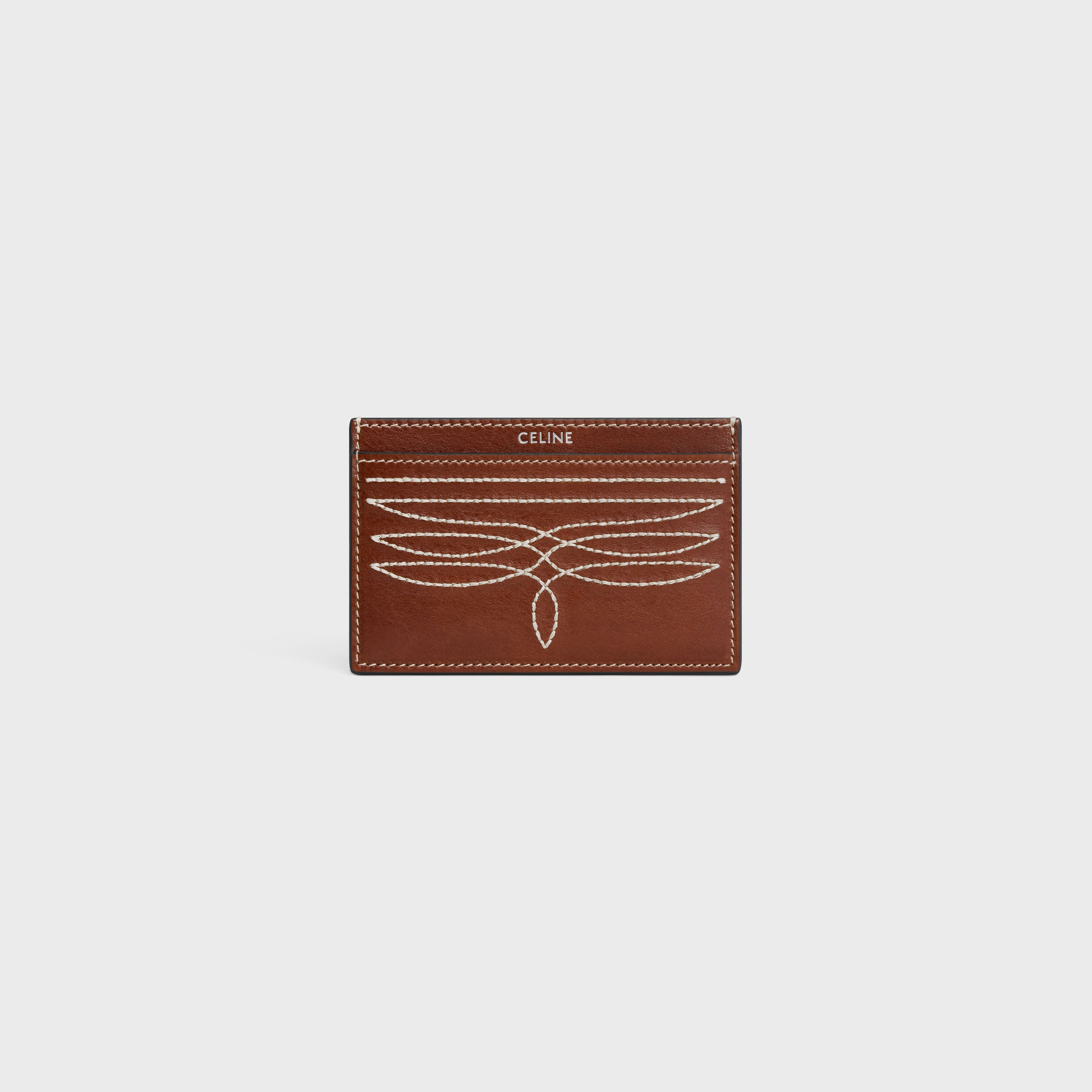 Celine o1bcso1str0925 10B703GJZ Size: OS / Card Holder in Tan Size ONE SIZE - 1 Thumbnail